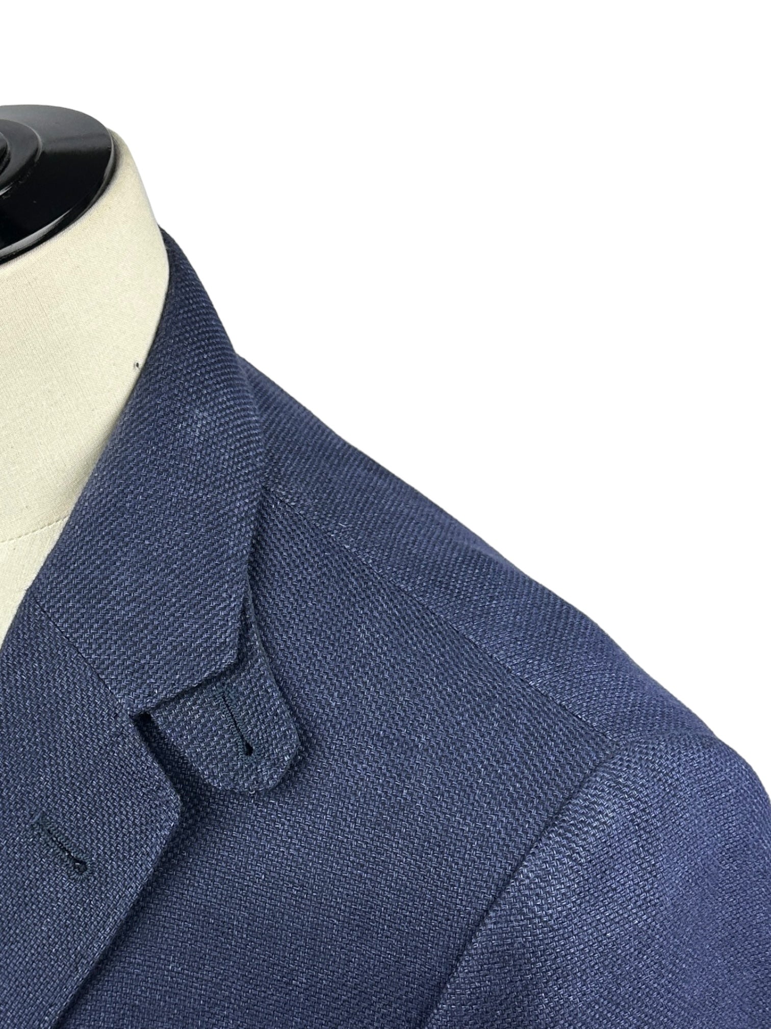 Corneliani ID Blue Linen Vespa Jacket