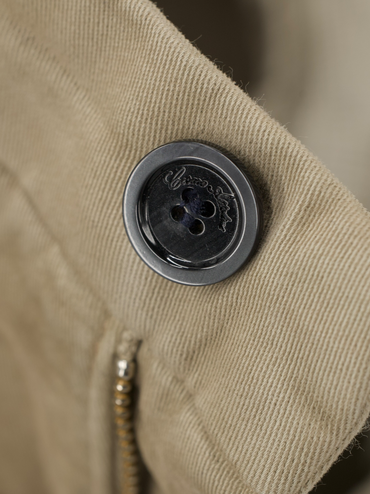 Cesare Attolini Khaki Cotton "201" Dress Chino