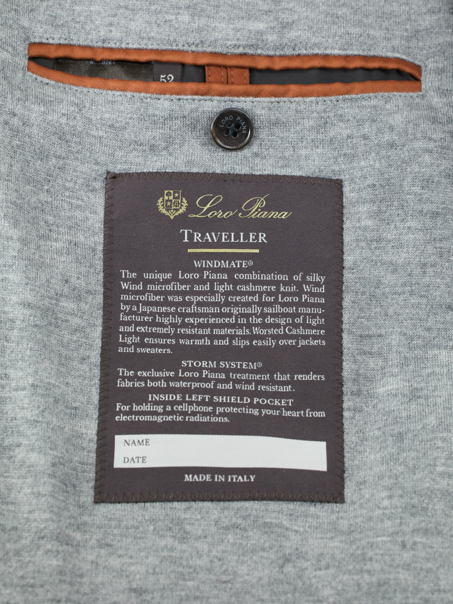 Loro Piana Dark Olive "Windmate" Storm-System & Cashmere-Lining Traveller Jacket