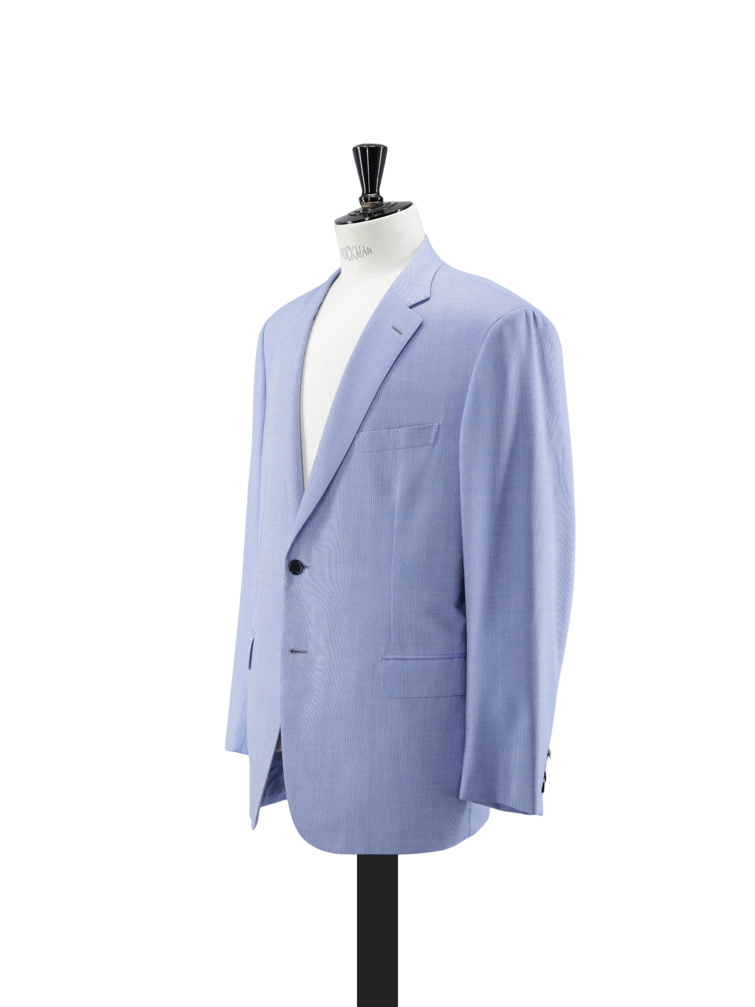 Brioni Sky Blue Wool & Silk "Ventiquattro" Micro-Pattern Jacket