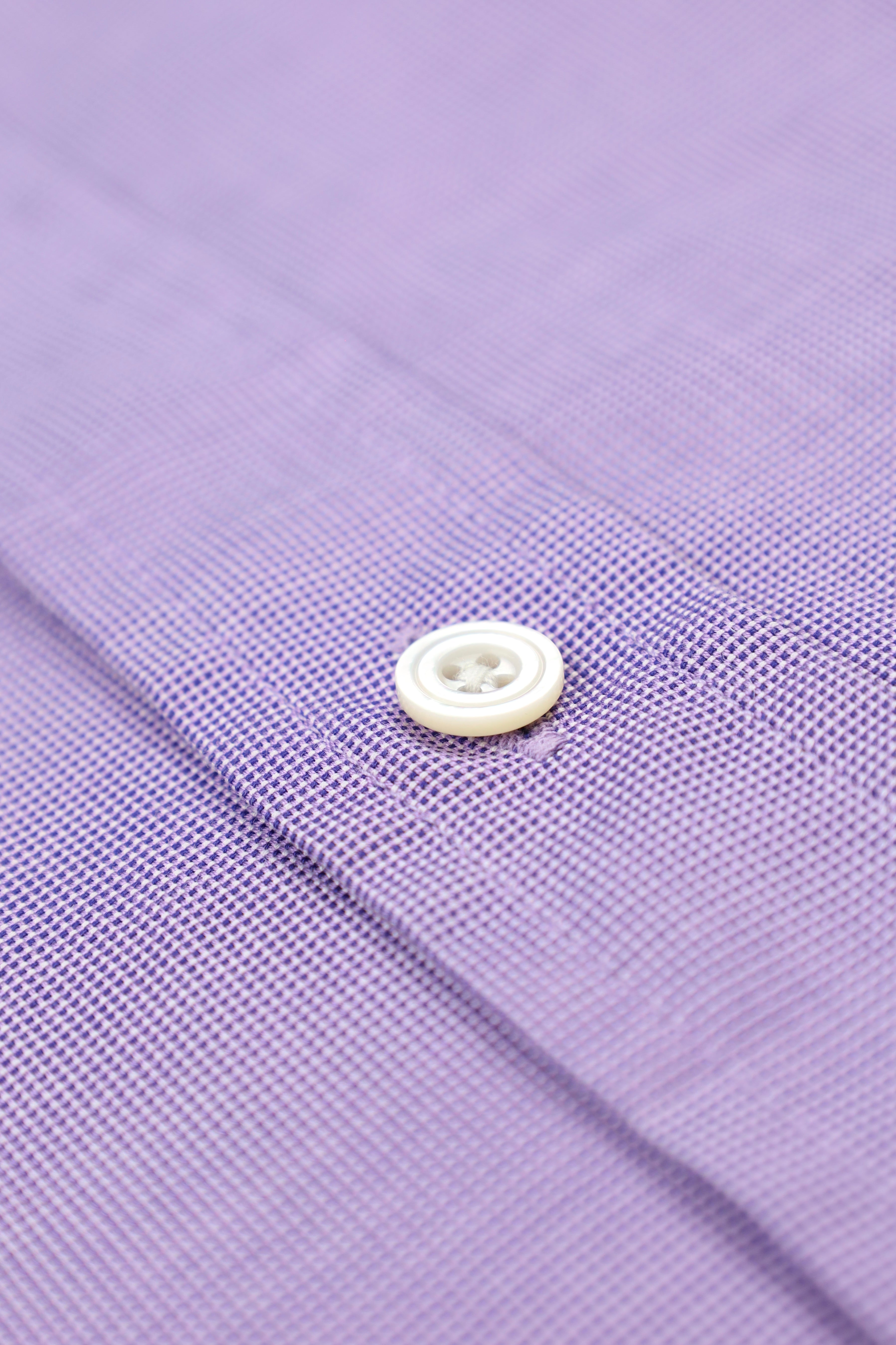Tom Ford Lilac Micro-Pattern Shirt