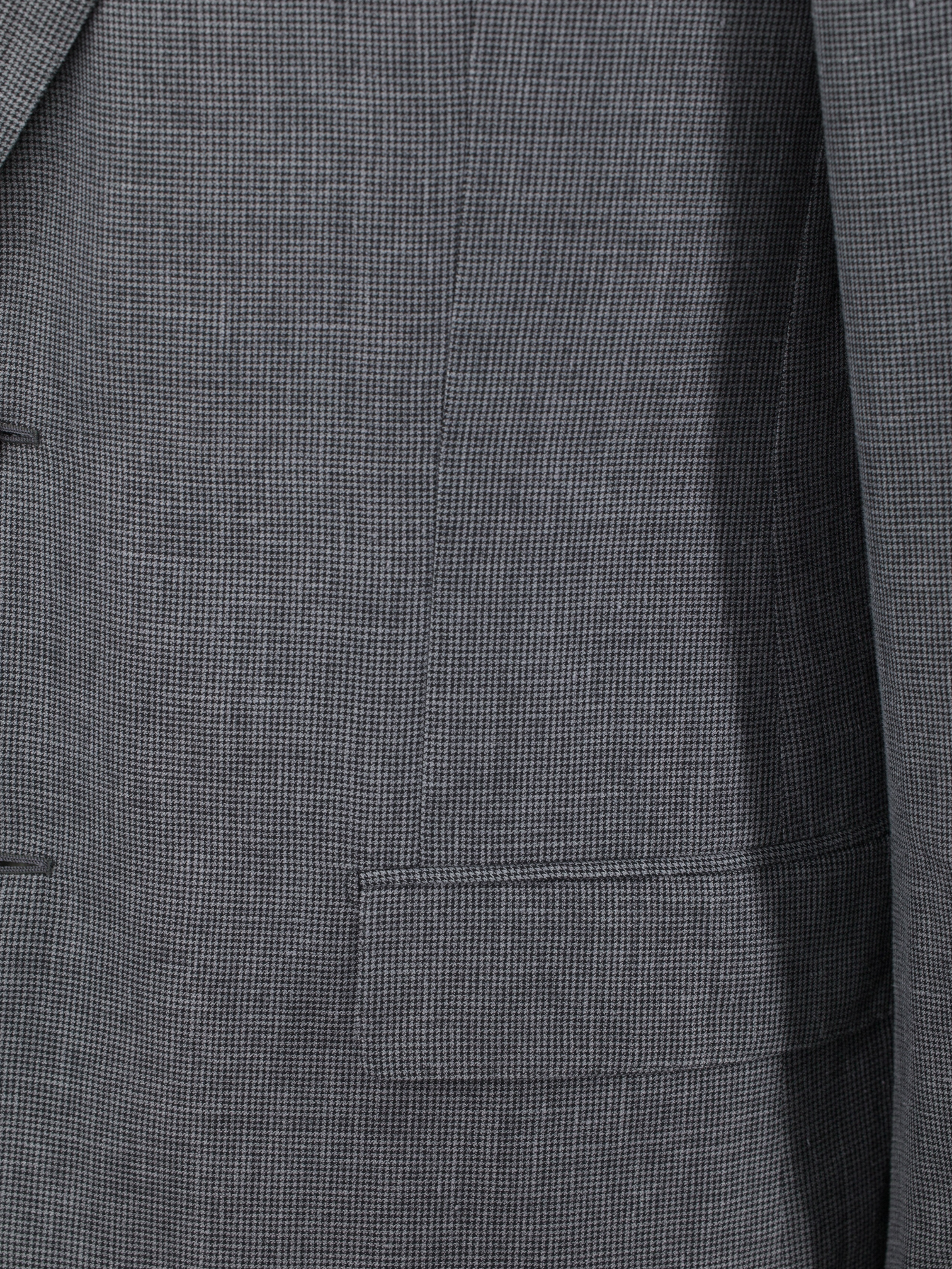 Ermenegildo Zegna Taupe Linen, Wool & Silk "Crossover" Puppytooth Milano East Suit