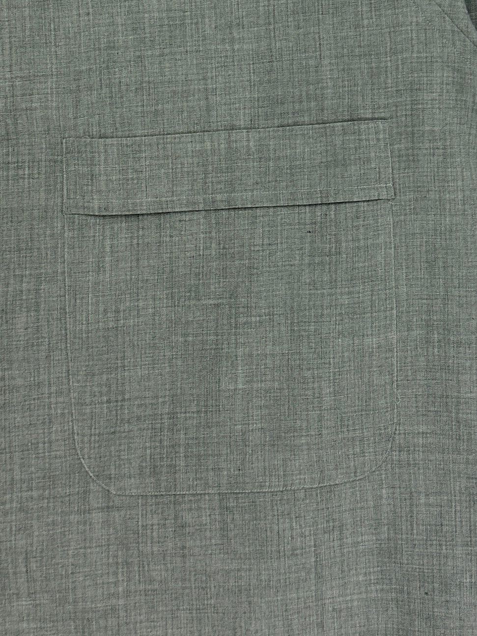 Fray Sage Green Cotton Shirt