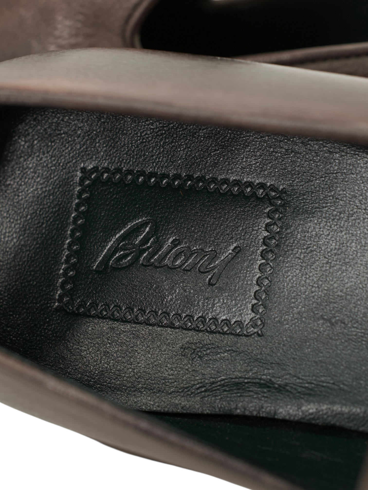 Brioni Dark Brown Calfleather "Lukas" Tassel Loafers