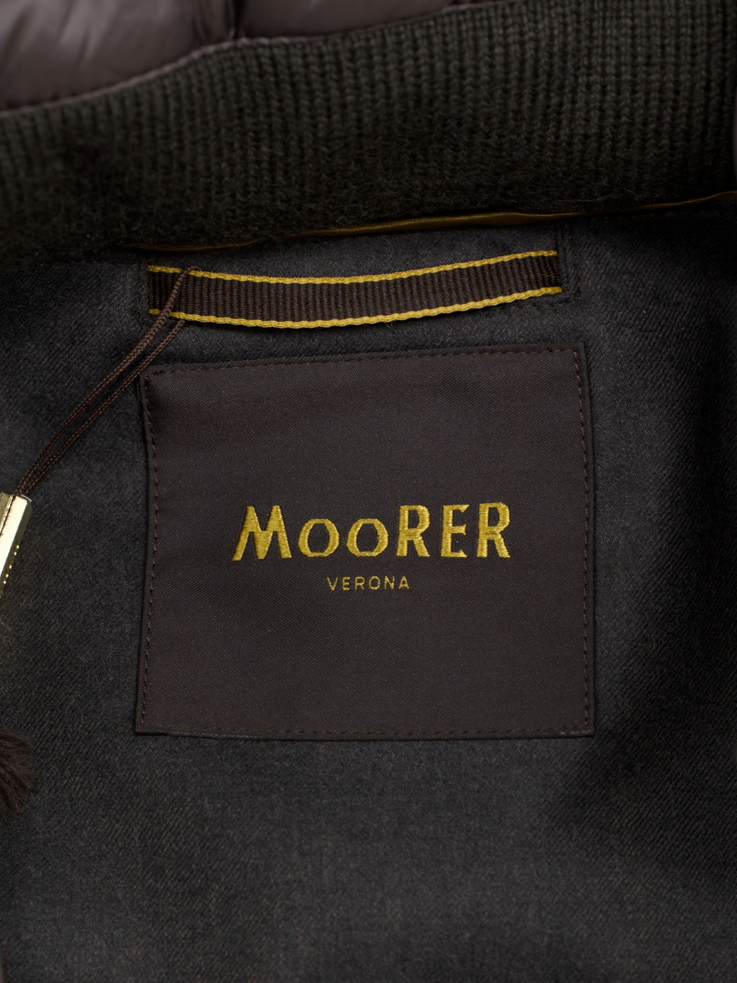 MooRER Dark Brown Wool & Cashmere Winter "Monferrato" Coat