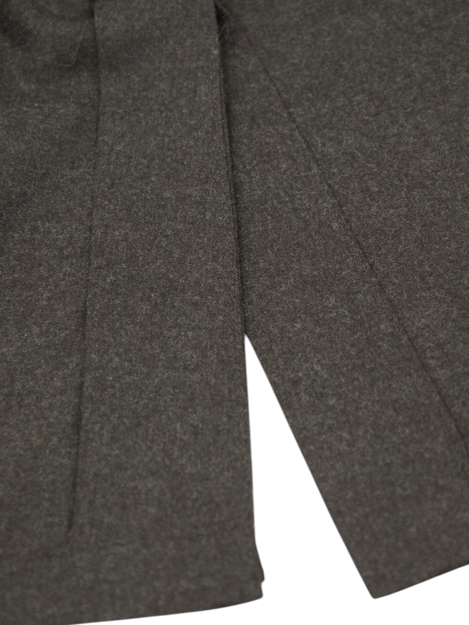 Canali Chocolate Brown Wool Flannel Winter Suit
