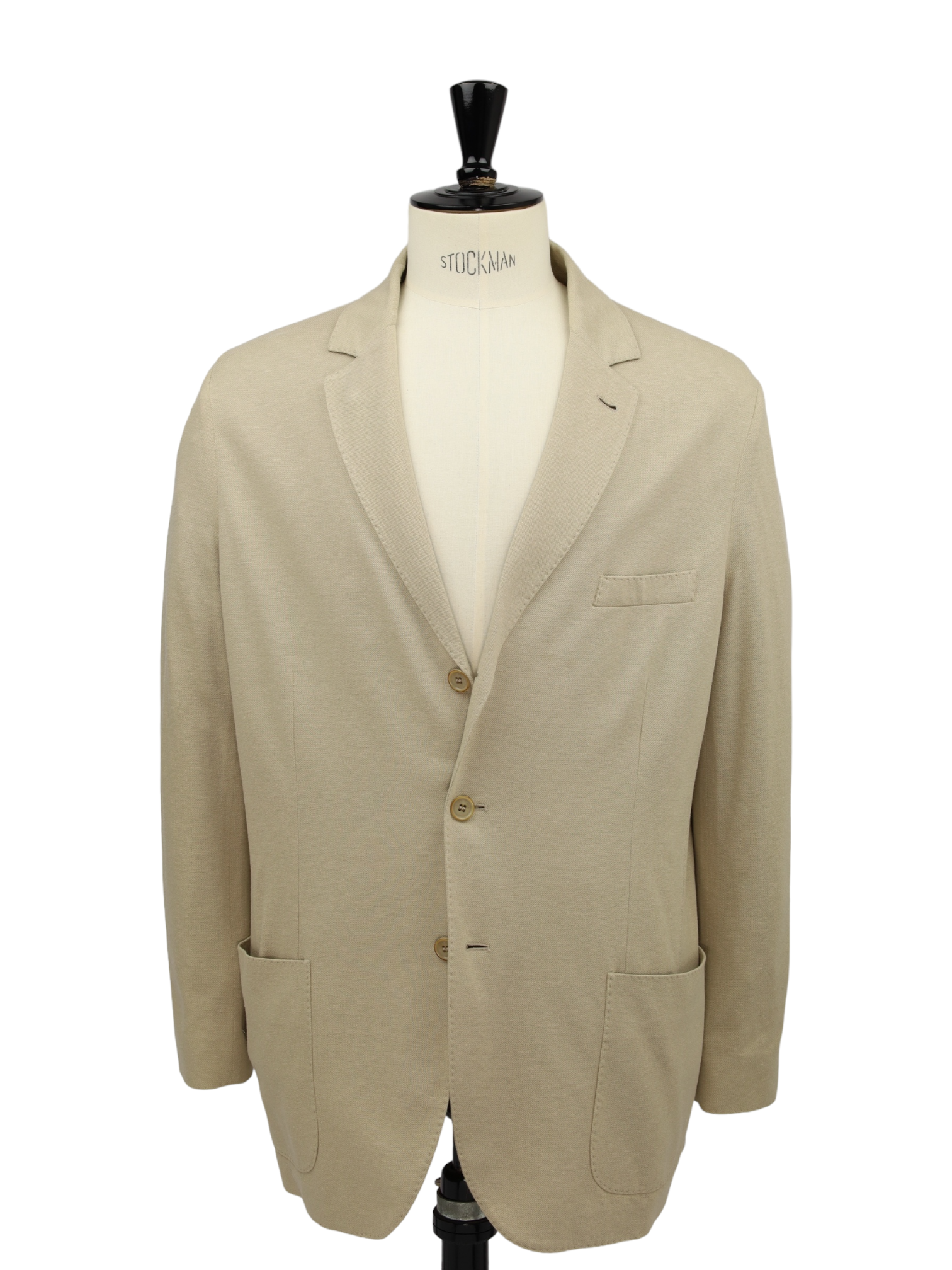 Loro Piana Sand Cotton, Silk & Linen Unconstructed Knitted Jacket
