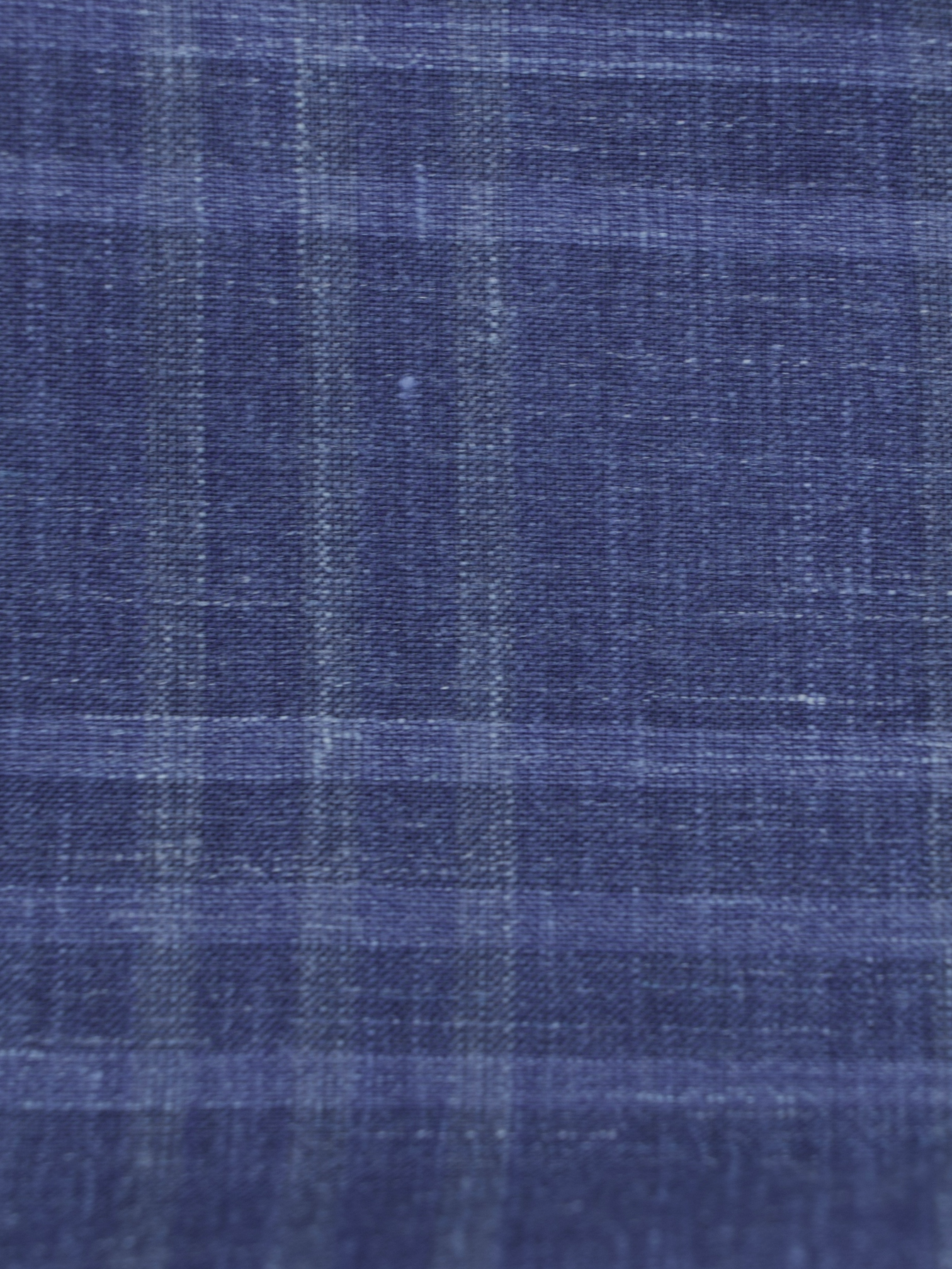 Cesare Attolini Blue Wool, Silk & Linen Overcheck Jacket