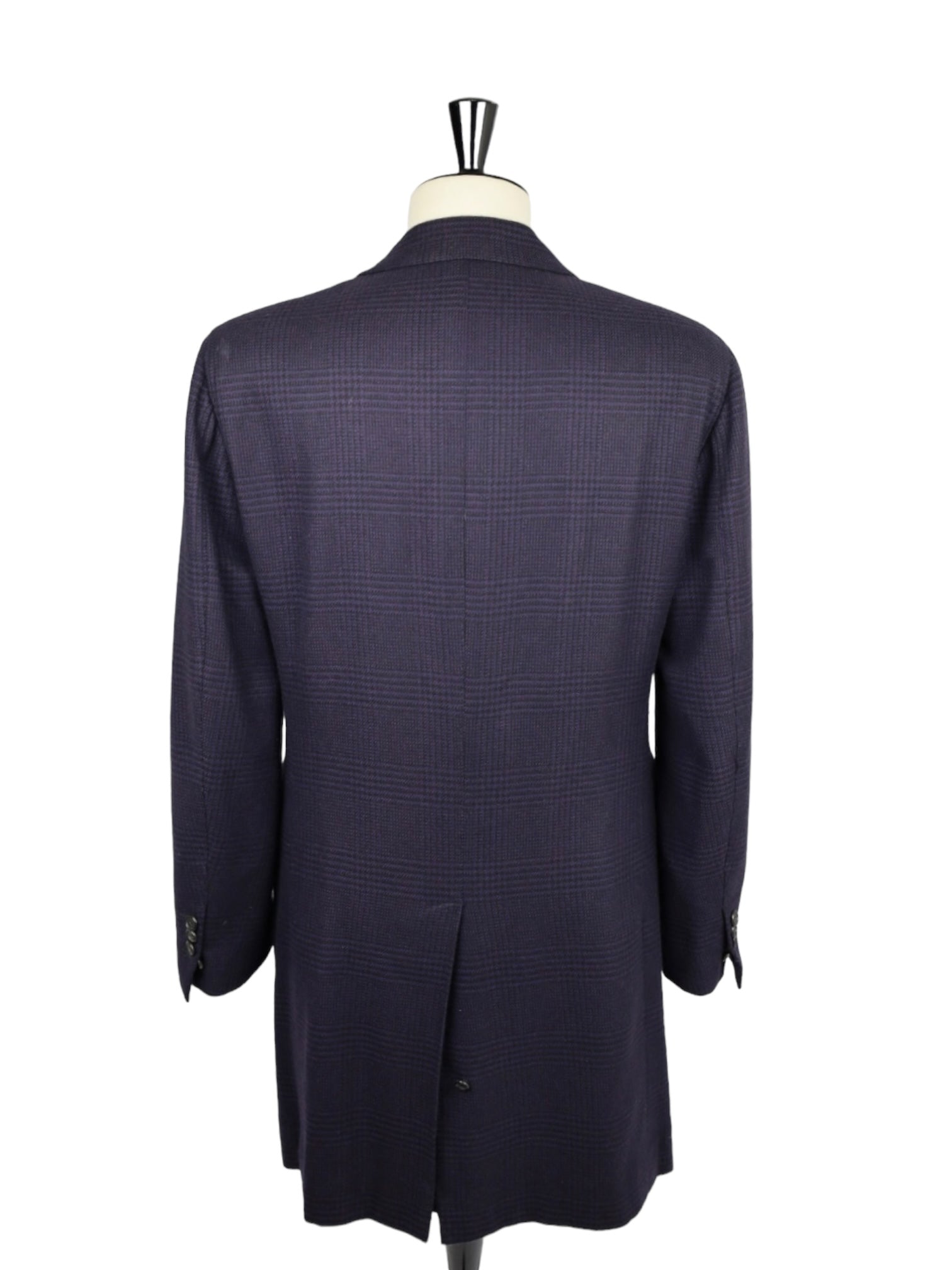 Cesare Attolini Dark Purple Cashmere Overcoat