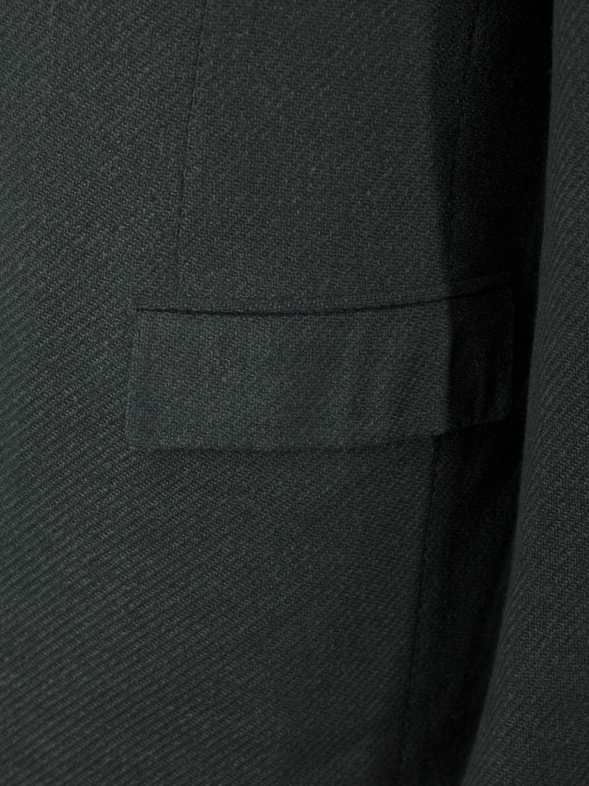 Cesare Attolini Forest Green Wool, Silk & Cashmere Micro-Pattern Jacket