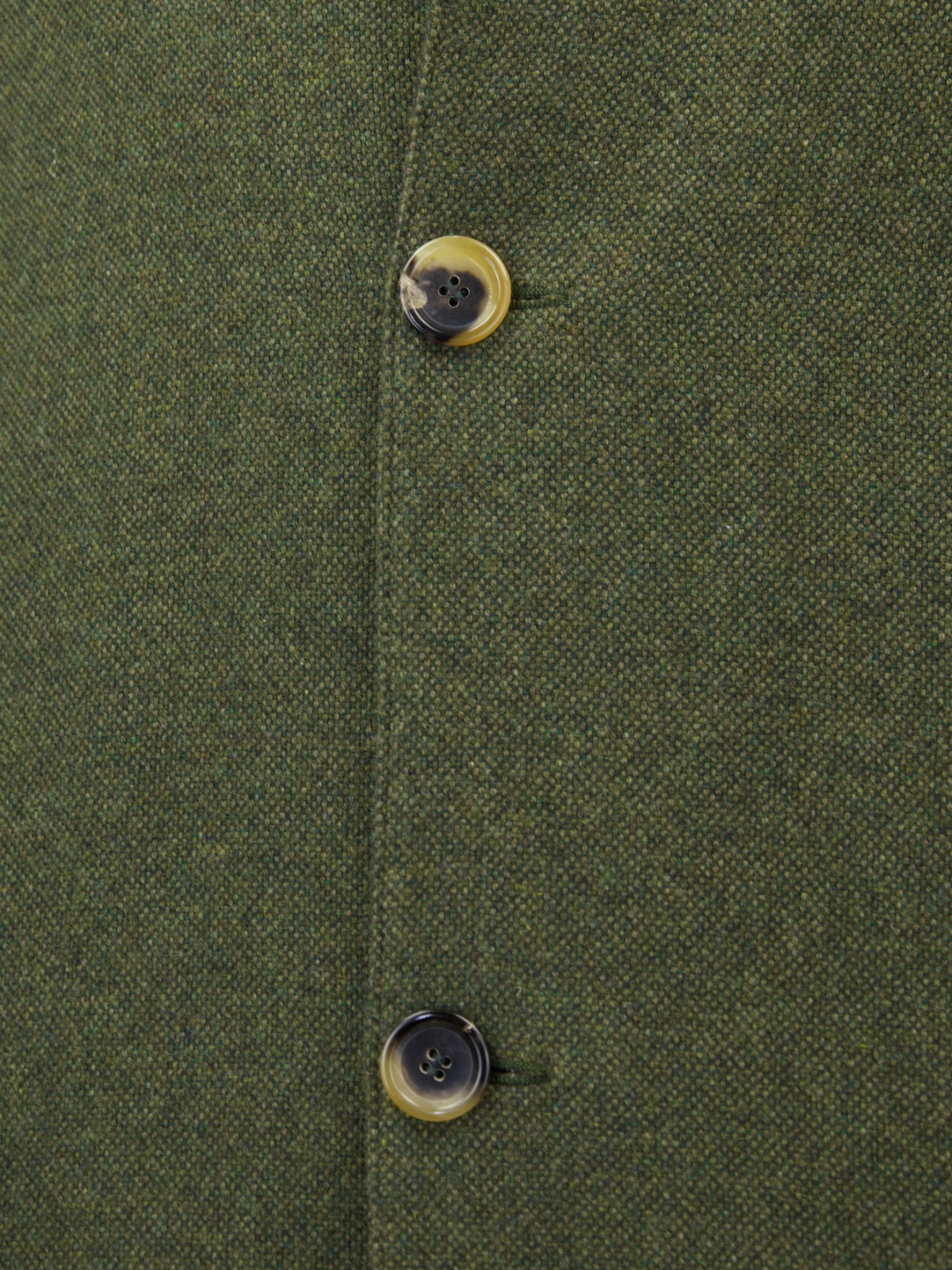 Kiton Chocolate Brown & Olive Green Reversible Cashmere Coat