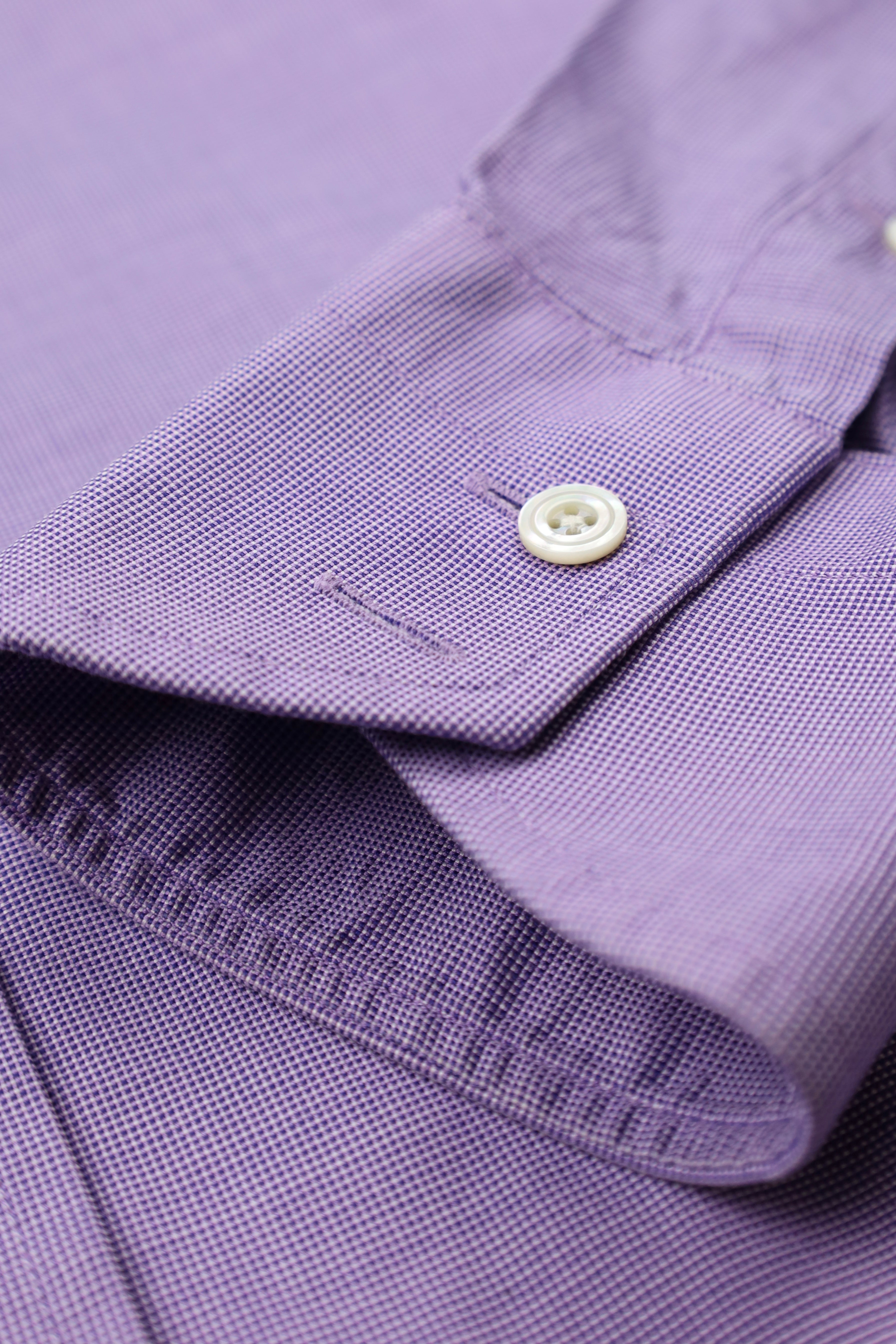 Tom Ford Lilac Micro-Pattern Shirt