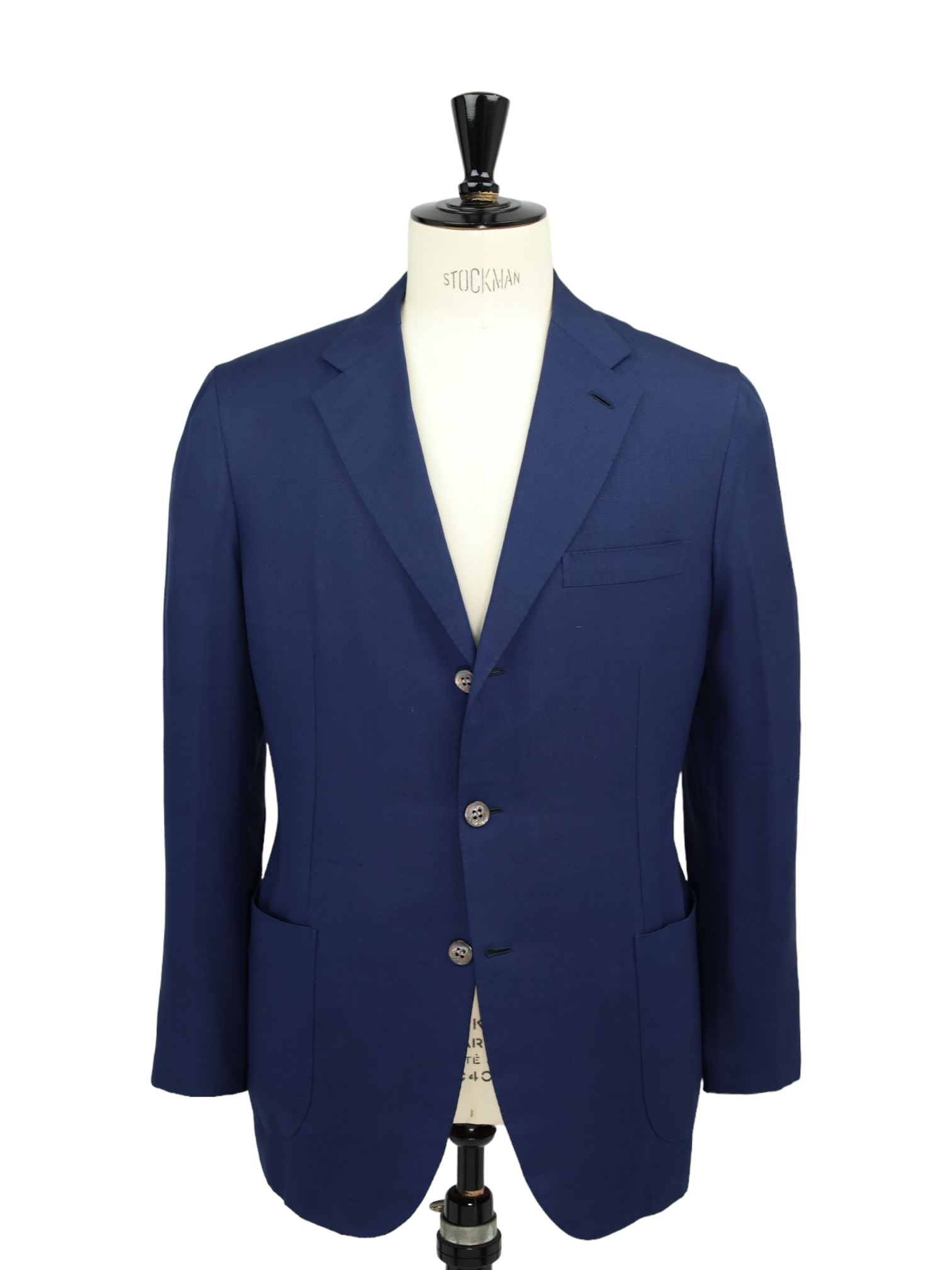 Brioni Blue Shangtung Silk Piuma Jacket