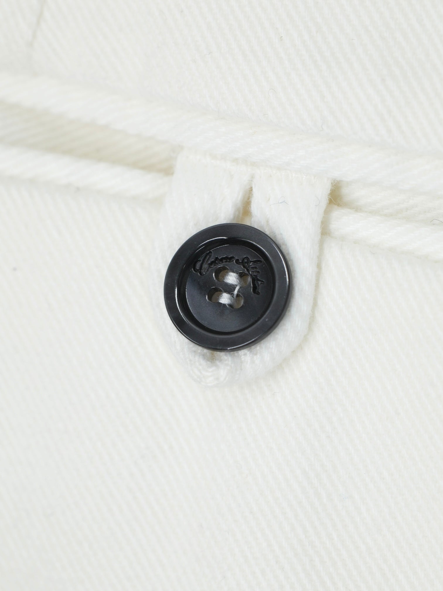Cesare Attolini White Heavyweight Brushed-Cotton Twill Trousers