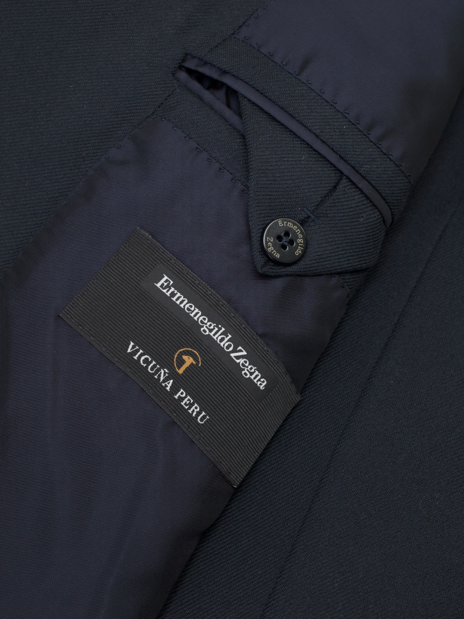 Ermenegildo Zegna Black Pure Vicuña Twill Mila Jacket