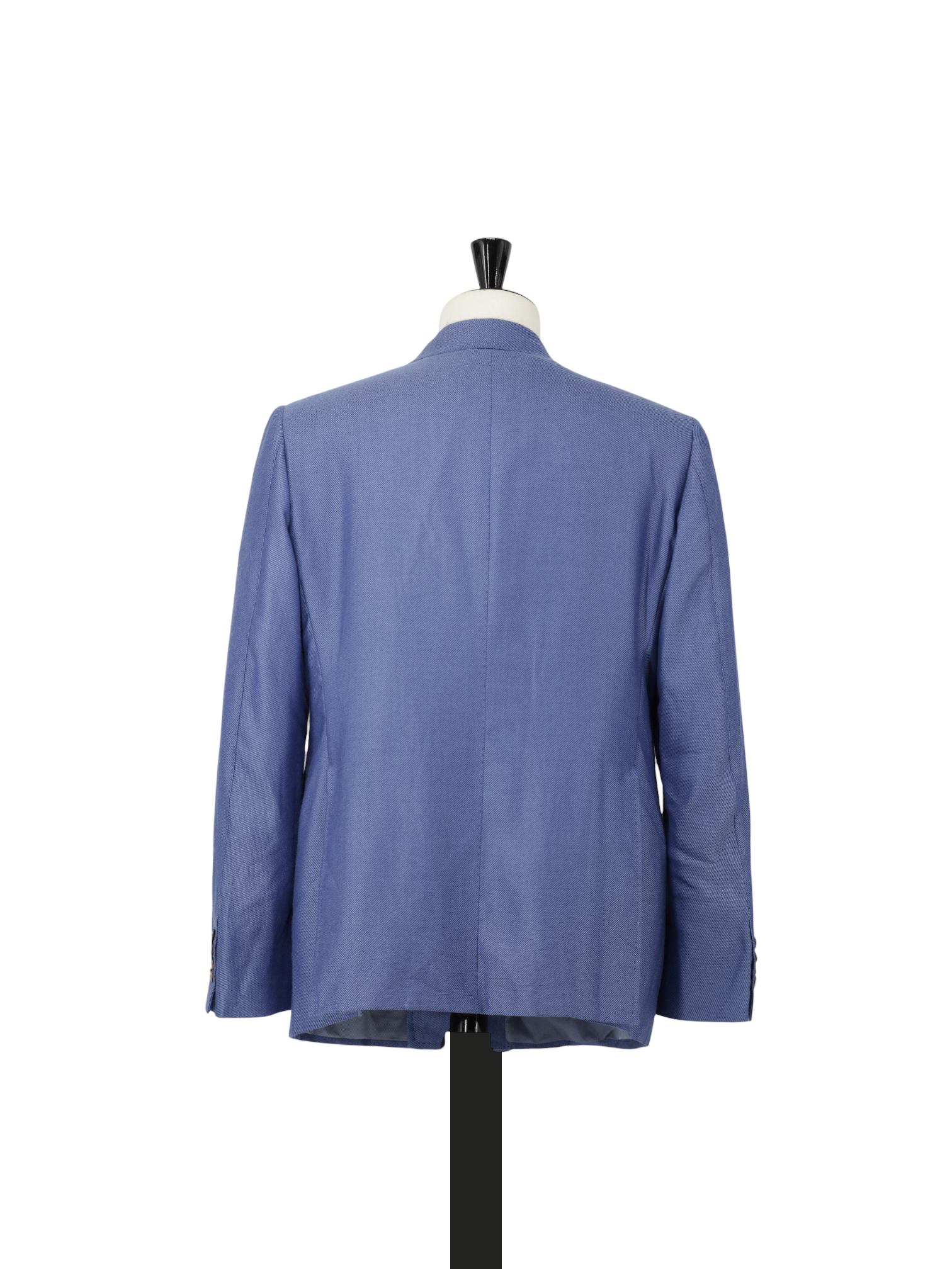 Cesare Attolini Sky Blue Cashmere & Silk Double Breasted Twill Jacket