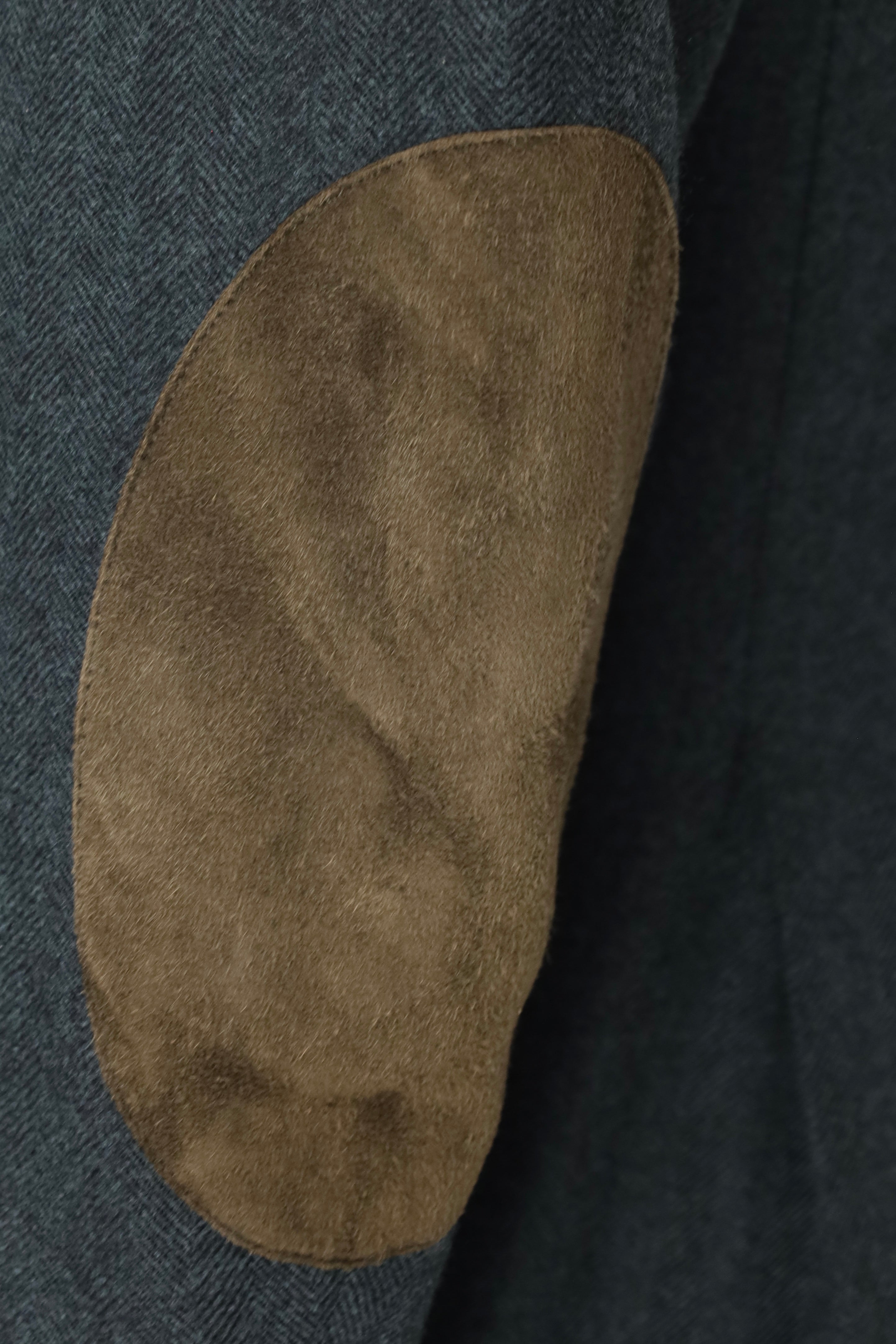 Brunello Cucinelli Dusk Green Wool & Cashmere Herringbone Jacket