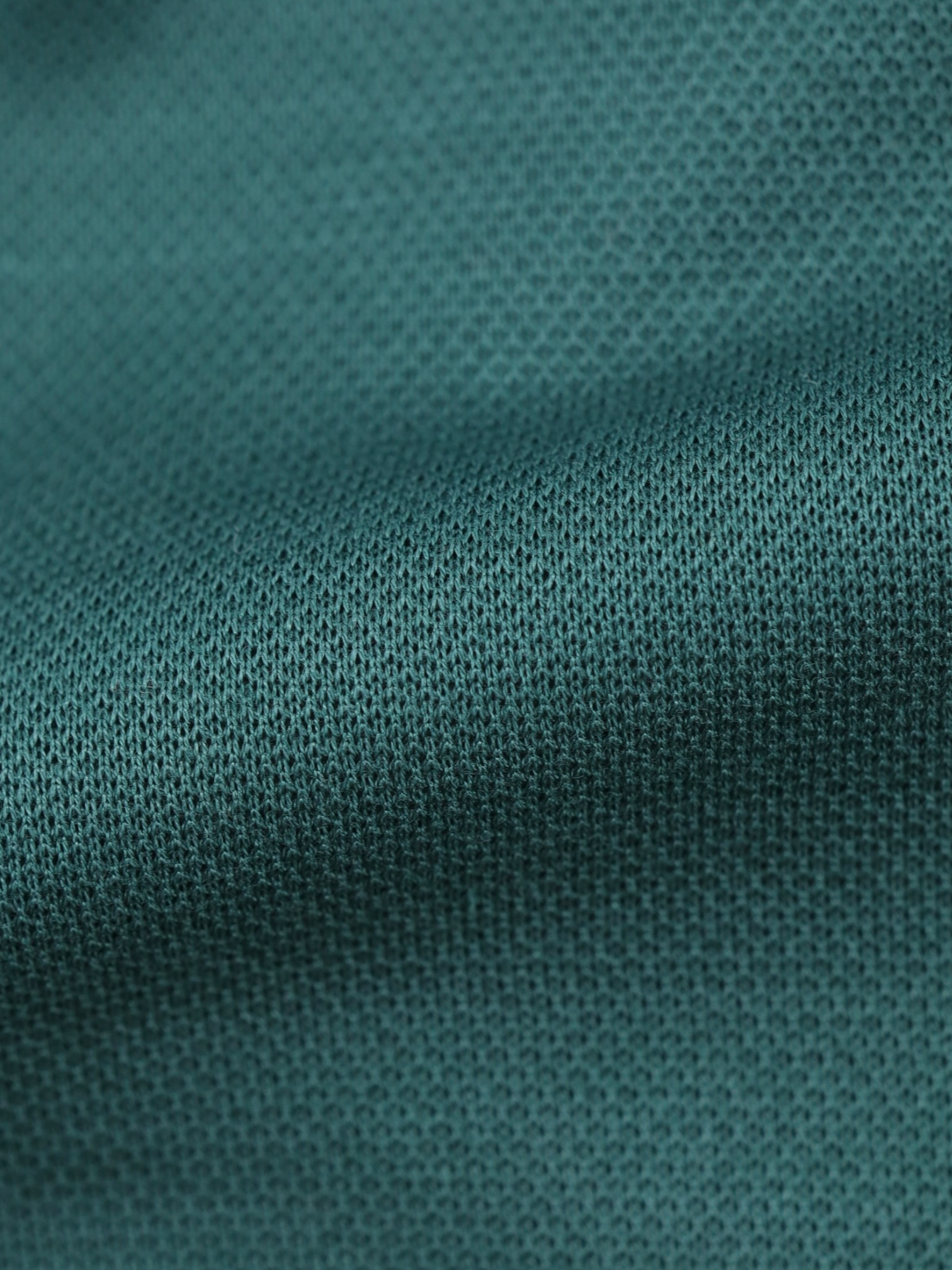 Fray Verdigris Green Piqué-Cotton Button Down Collar Shirt