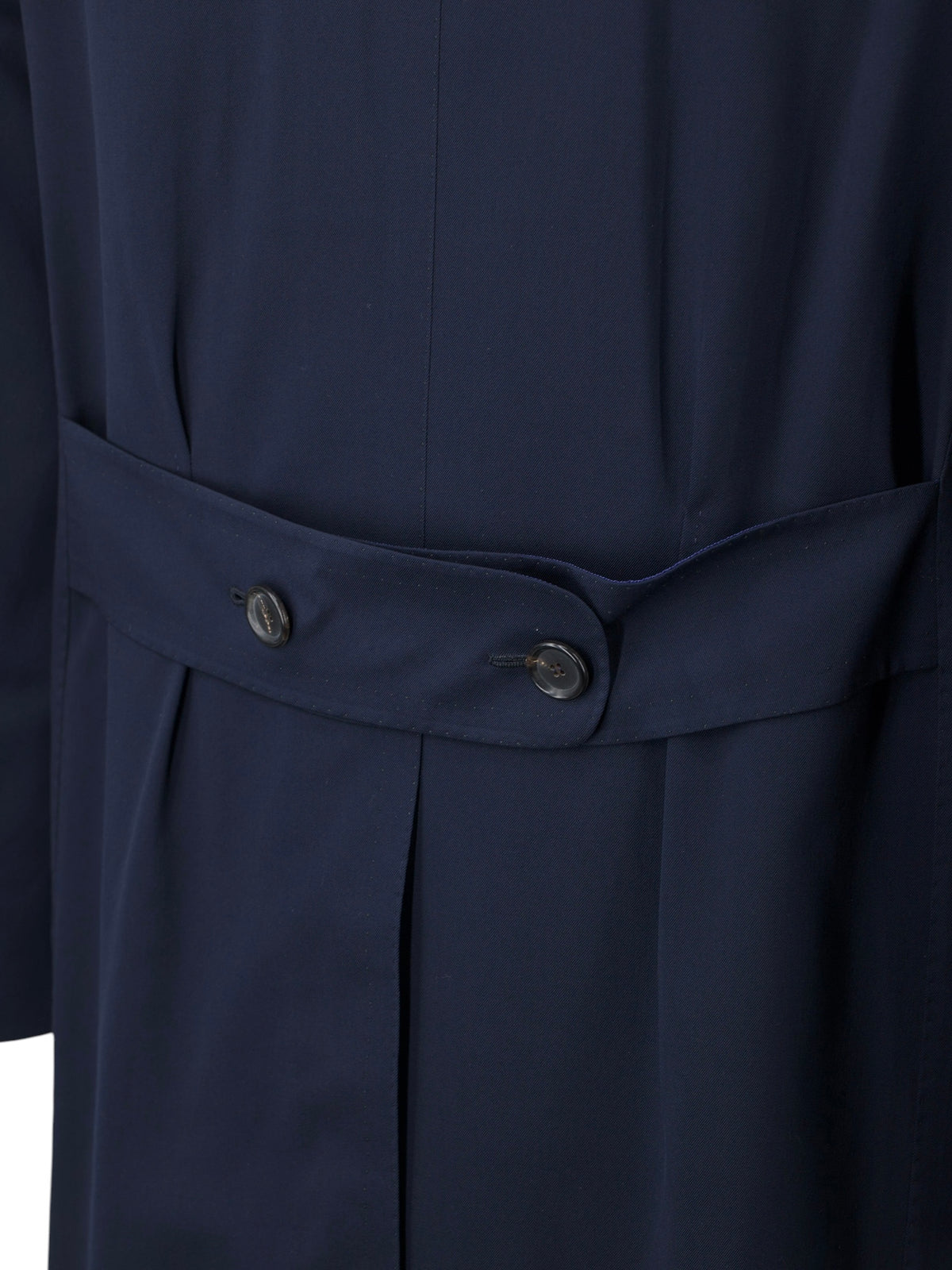Cesare Attolini Navy Wool-Stretch Twill Sartorial Peacoat