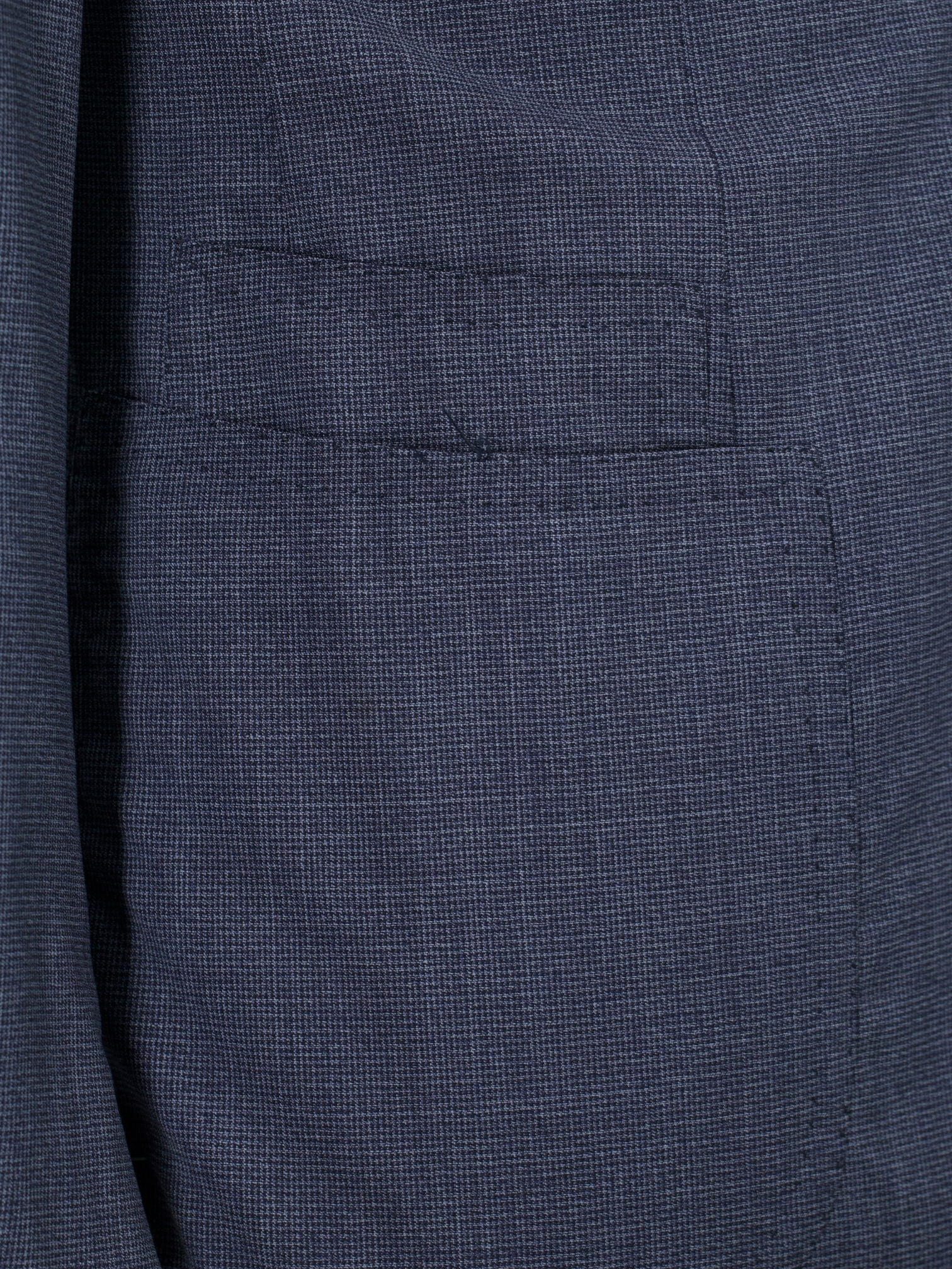 Cesare Attolini Steel Blue Super 150's Puppytooth Jacket