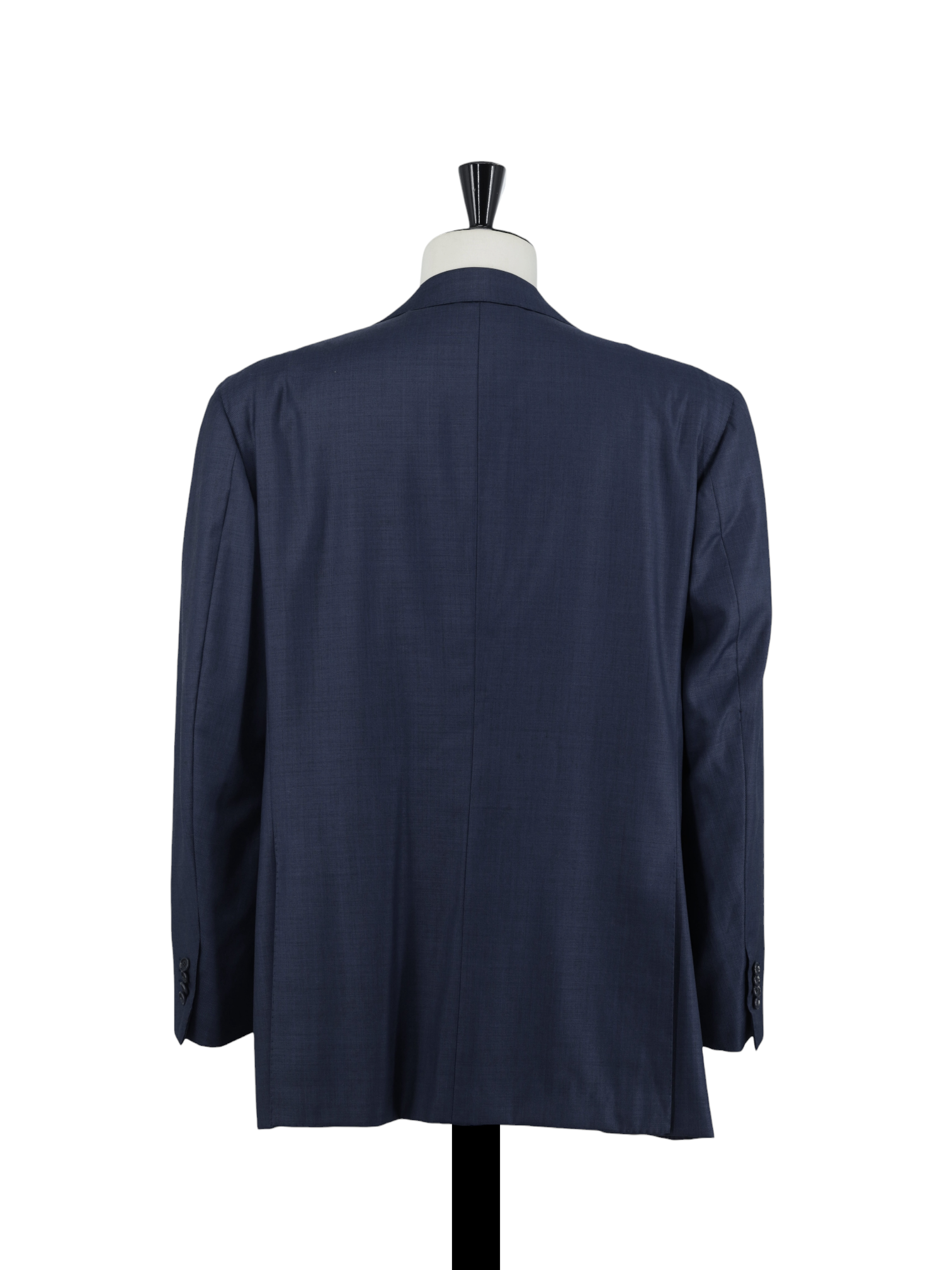 Cesare Attolini Dark Blue Super 130's Wool Sharkskin Suit