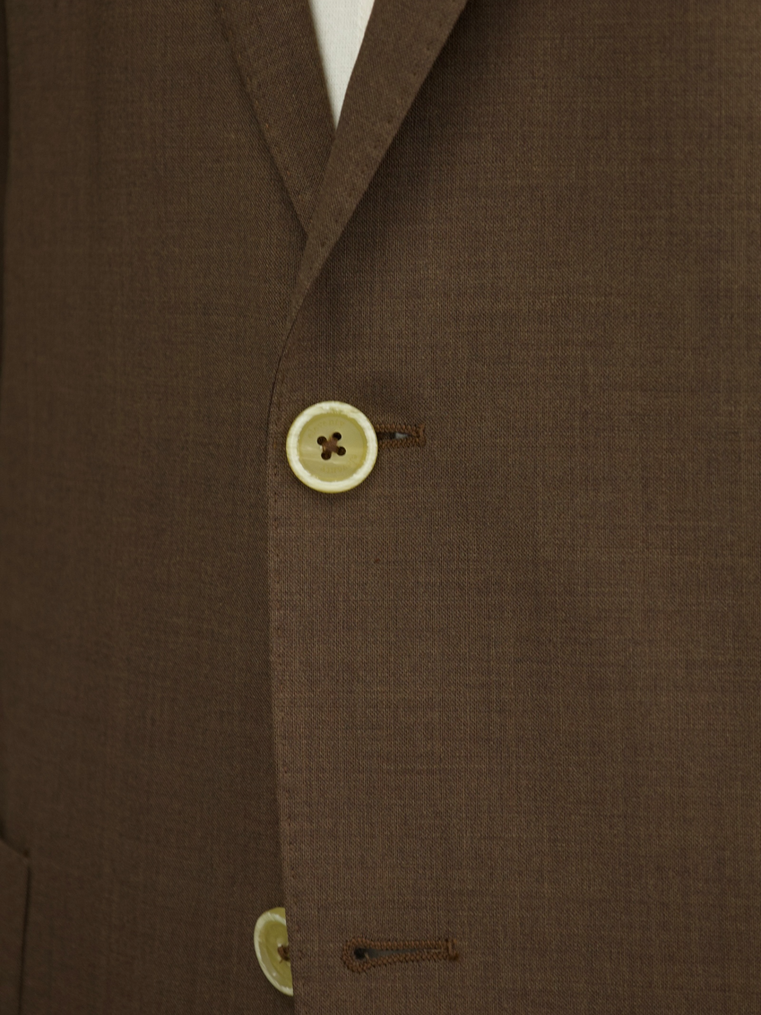 Eleventy Chocolate Brown Cool-Wool Summer Jacket