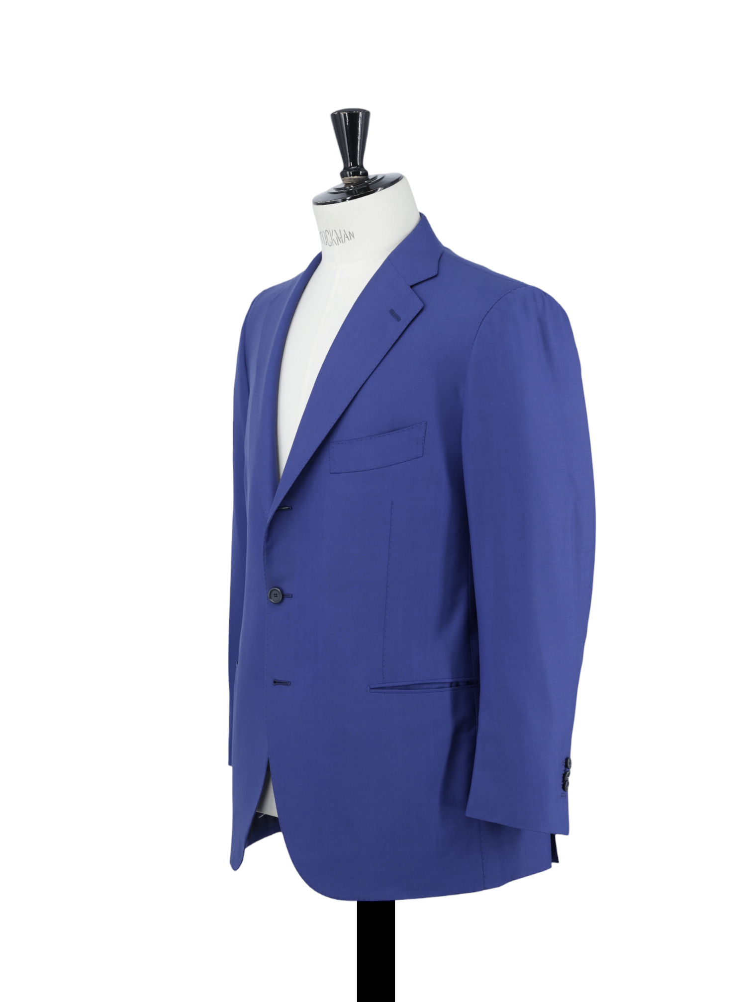 Cesare Attolini Neapolitan Blue Super 150's Wool Twill Jacket