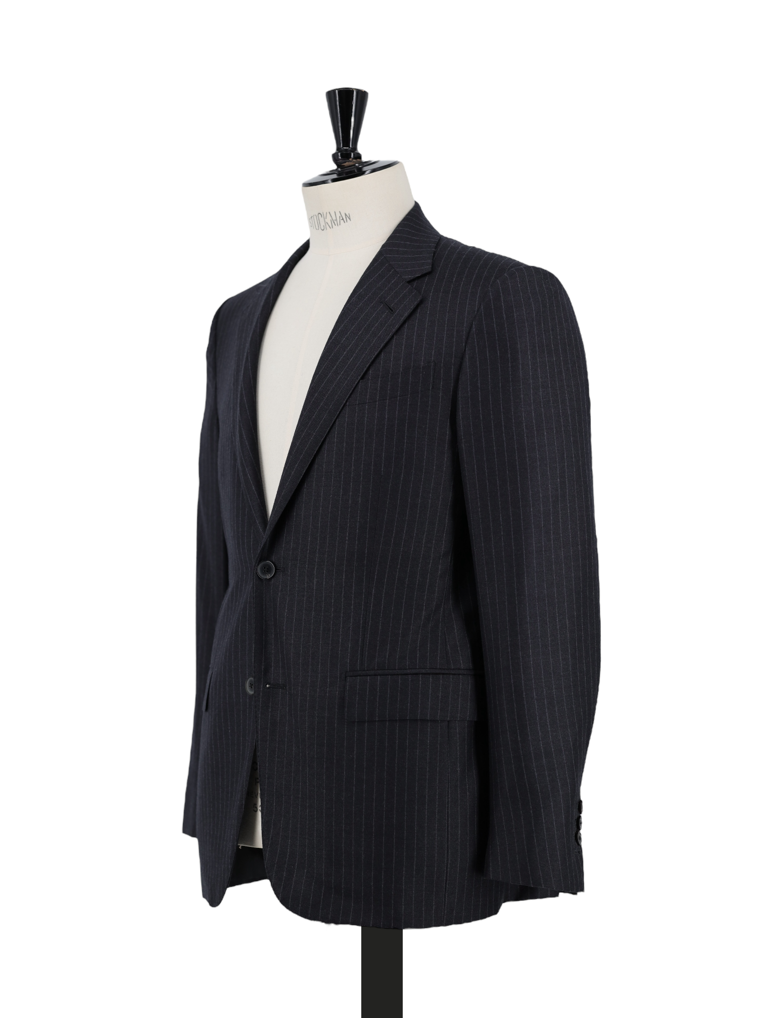 Ermenegildo Zegna Antracite Wool-Flannel Pinstripe Sartorial Suit