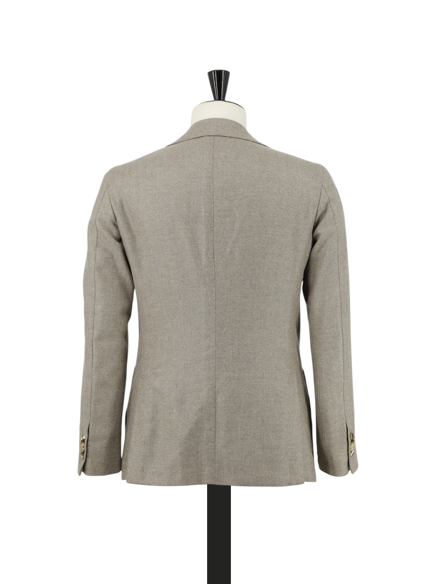 Orazio Luciano Oatmeal Wool & Cashmere Twill Jacket