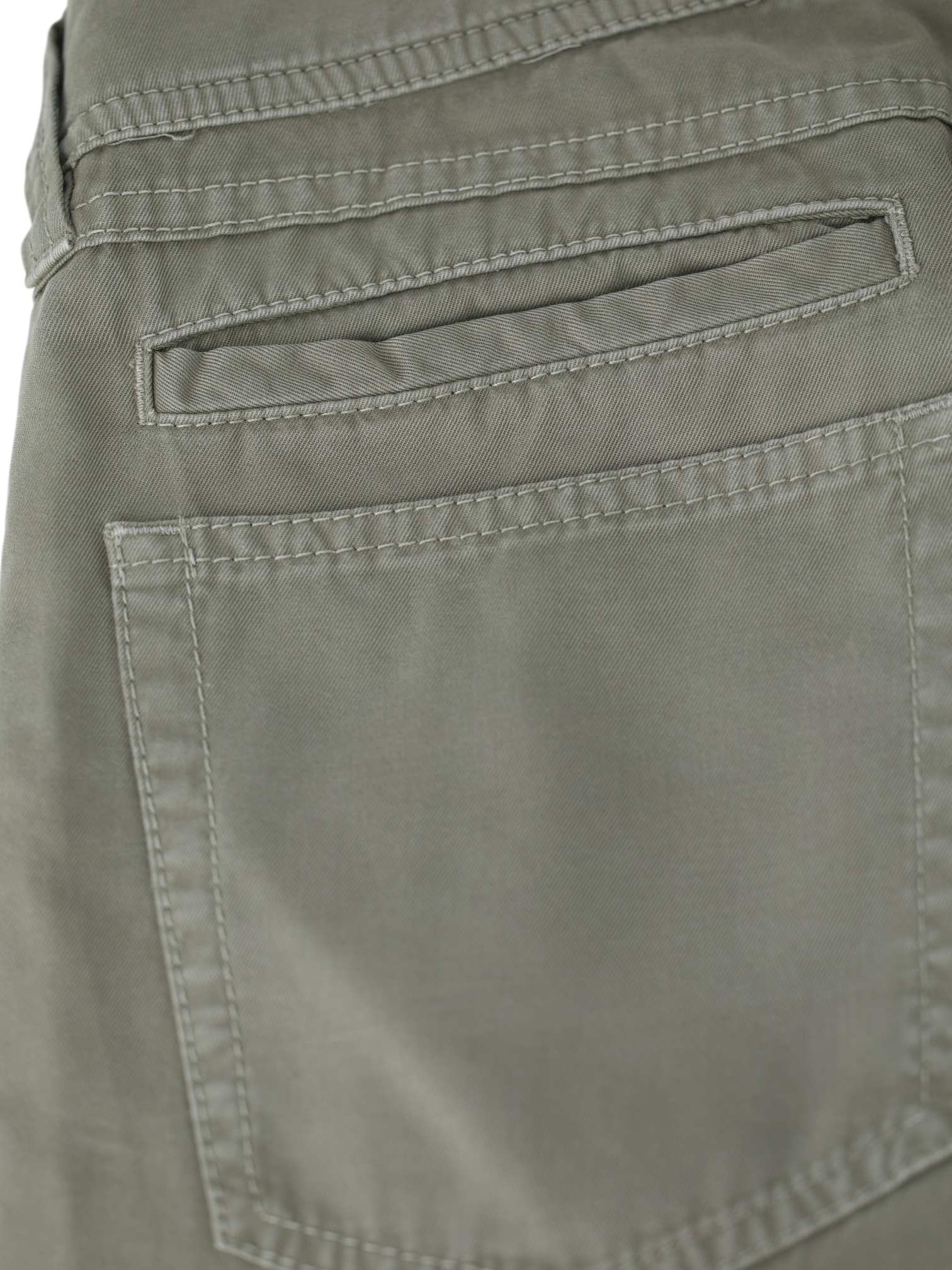Brunello Cucinelli Olive Green Cotton 5-Pocket Chino