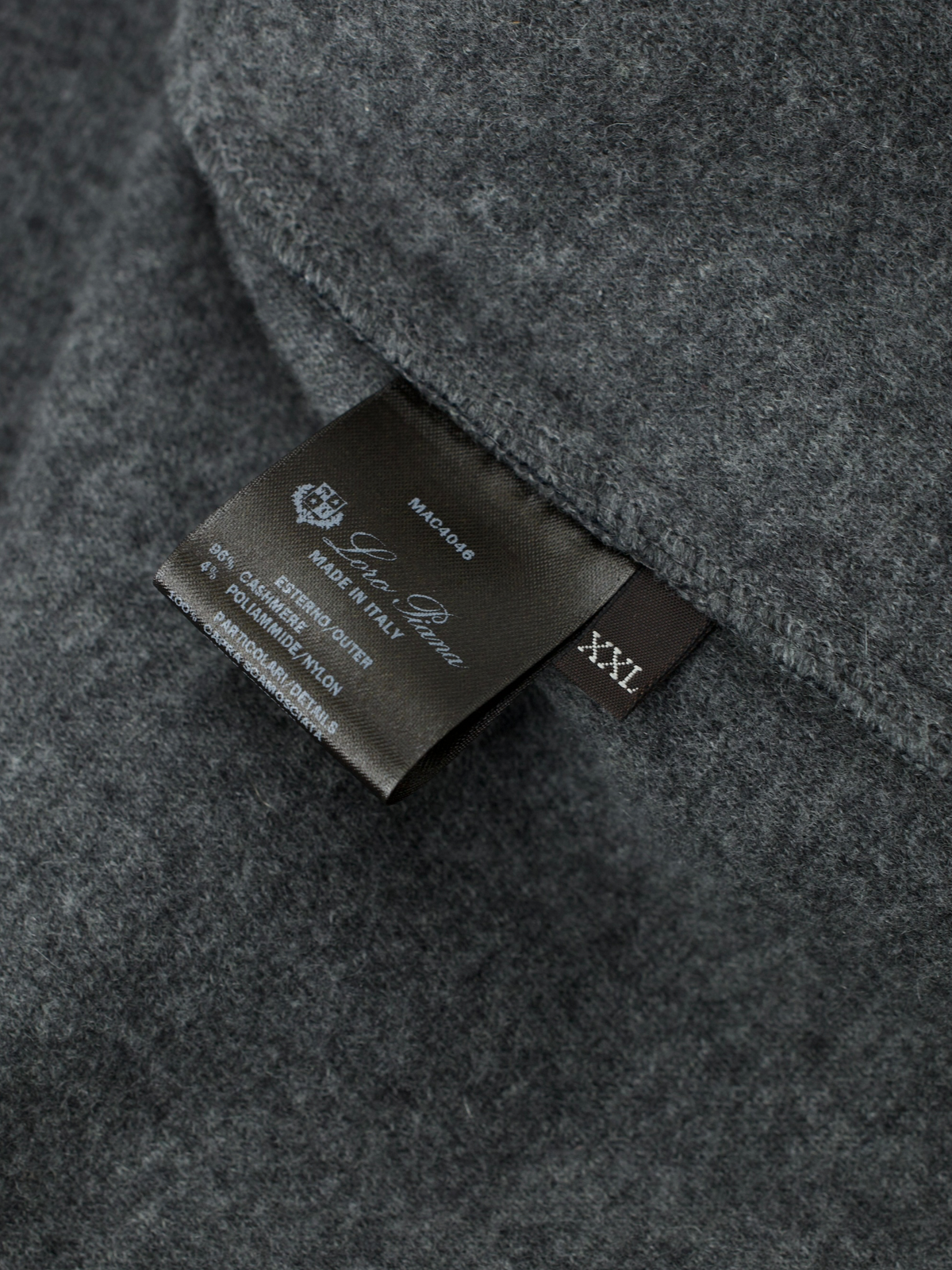 Loro Piana Navy Jersey Novalis Cashmere Overshirt Jacket
