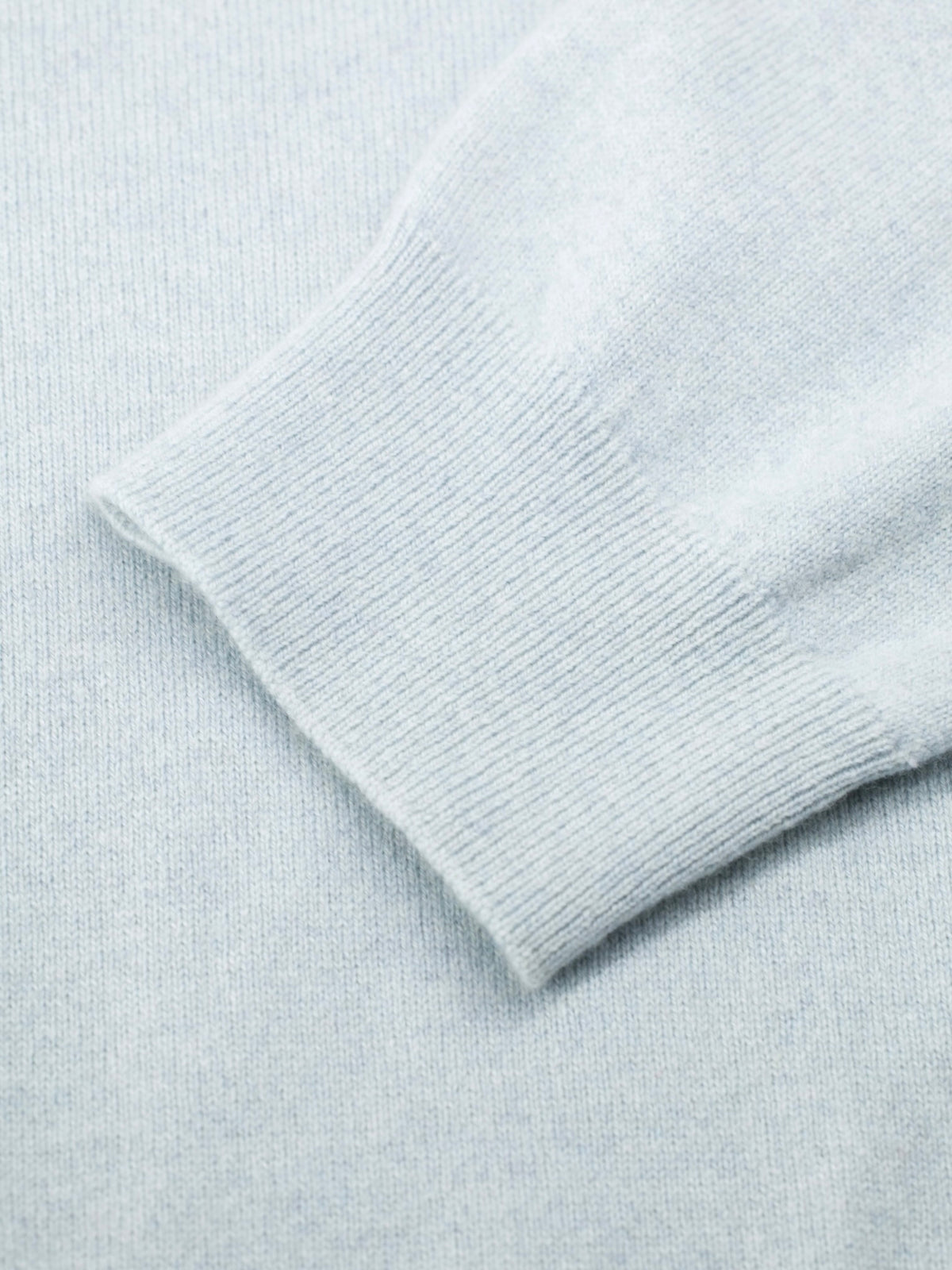 Loro Piana Slate Blue Baby-Cashmere Half-Zip Sweater