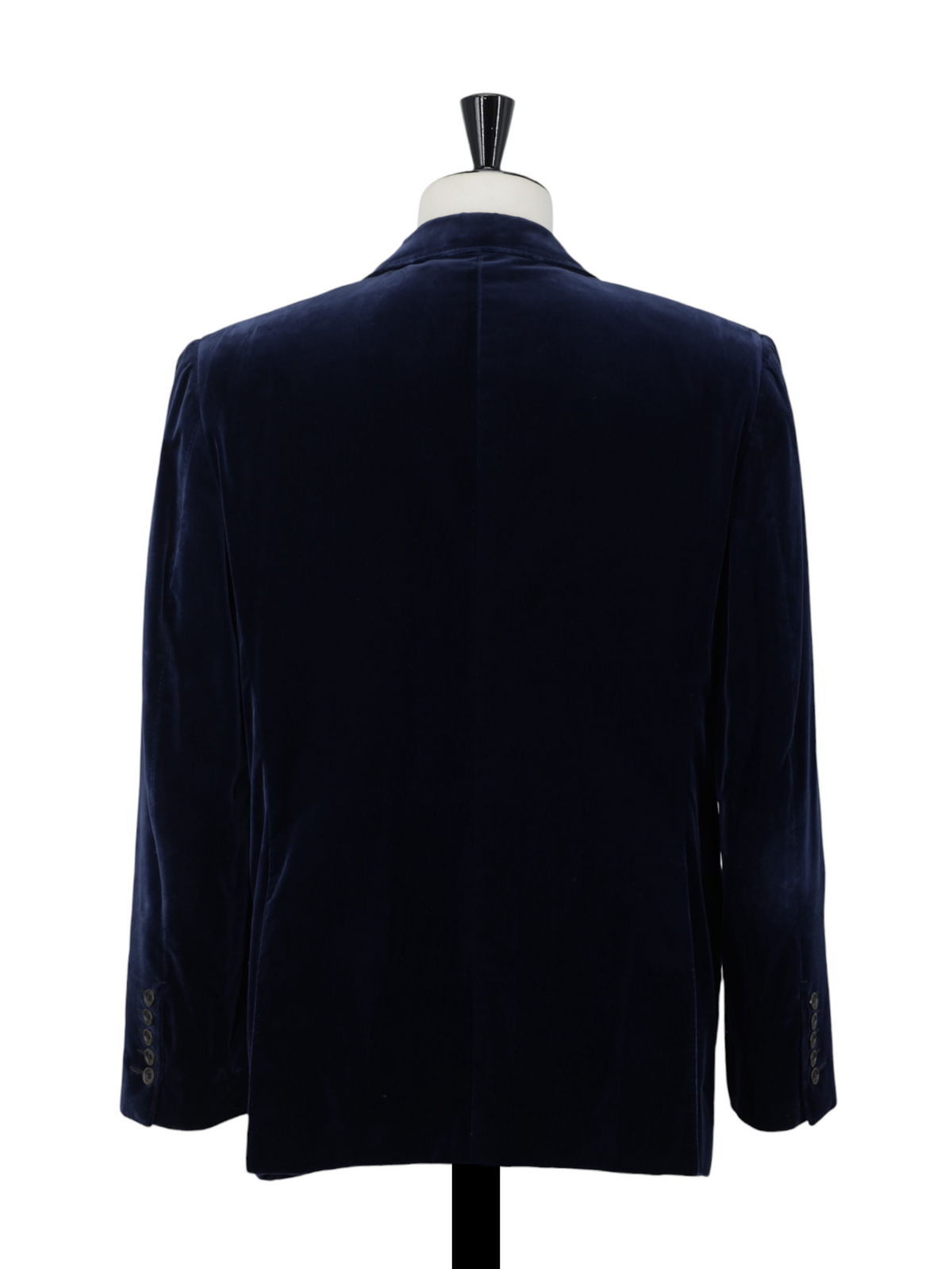 Tom Ford Dark Blue Cotton Velvet Windsor Jacket