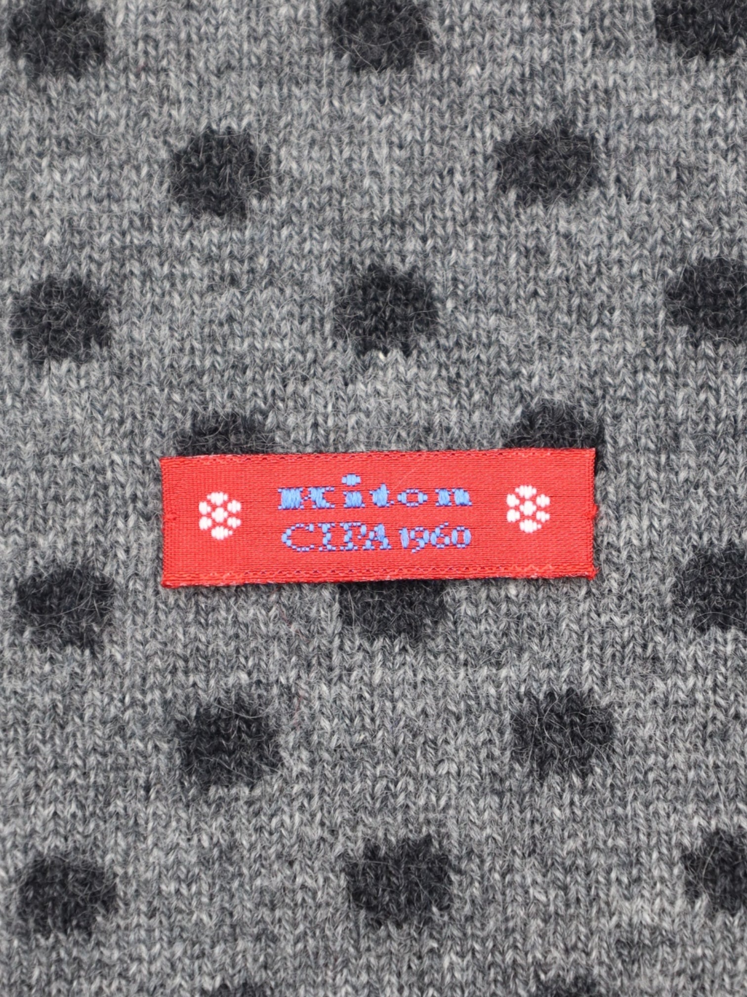 Kiton Anthracite & Grey Reversible Knitted Cashmere Tie