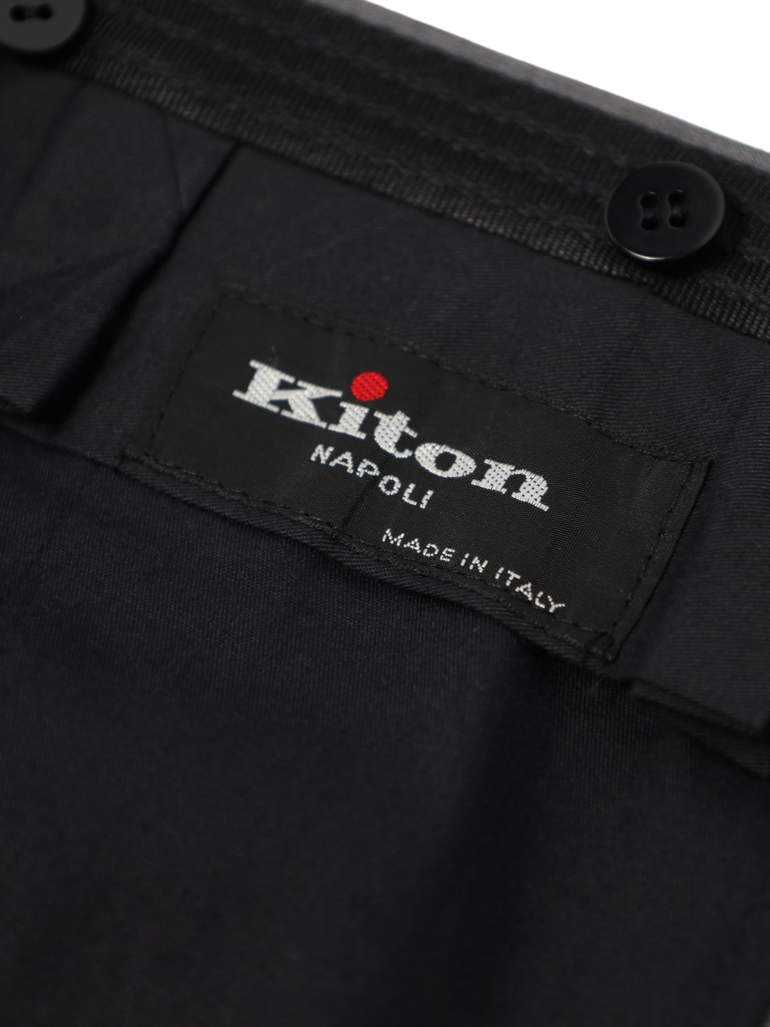 Kiton Light Grey 14-Micron Trousers