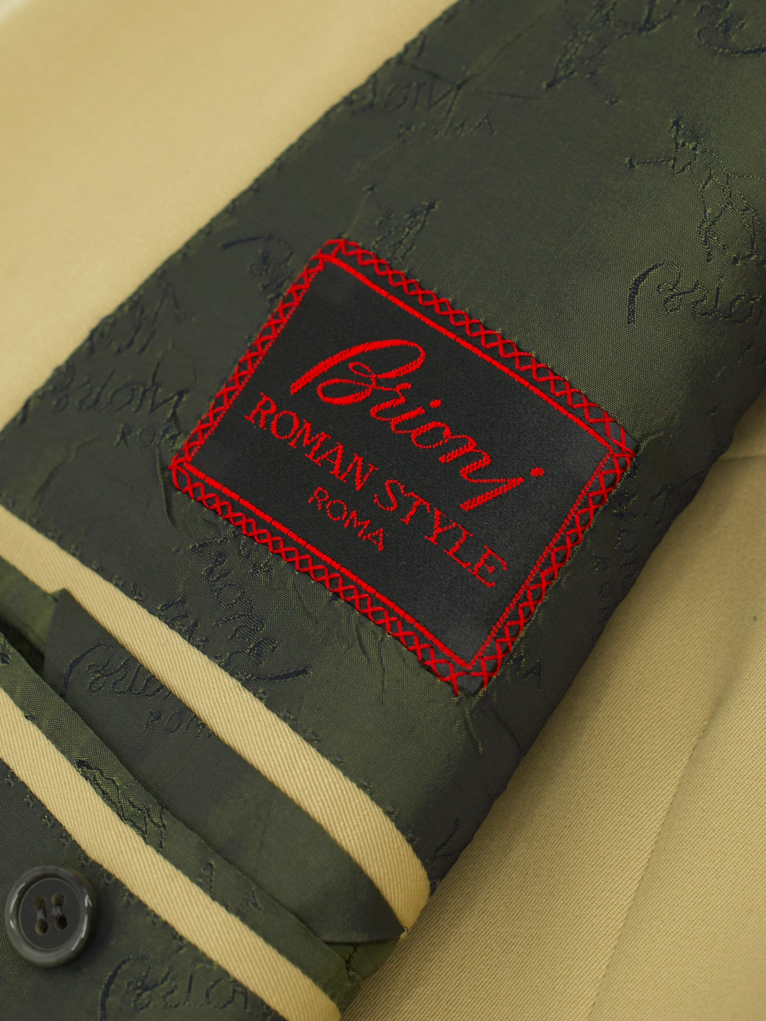 Brioni Vintage Vivid Honey Fine-Wool Roman Style Suit