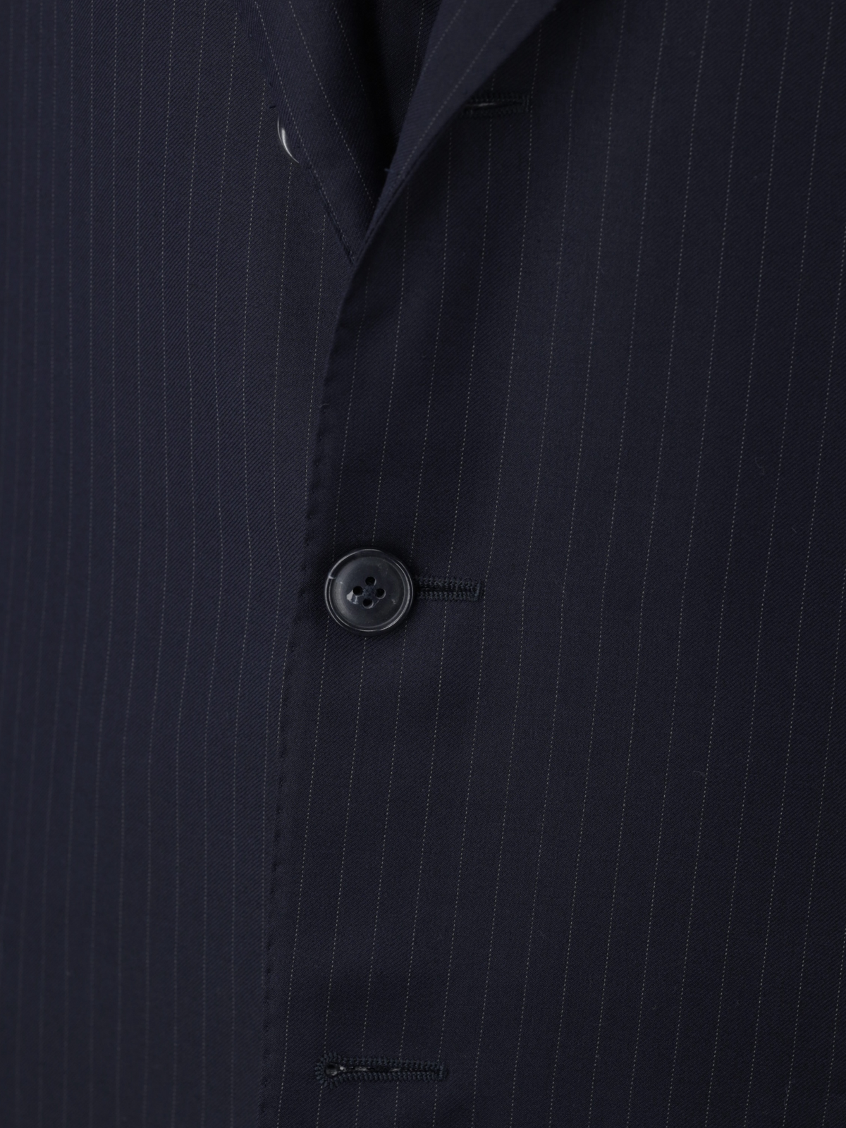 Ermenengildo Zegna Navy Vintage 3-Piece Super 100's Pinstripe Suit