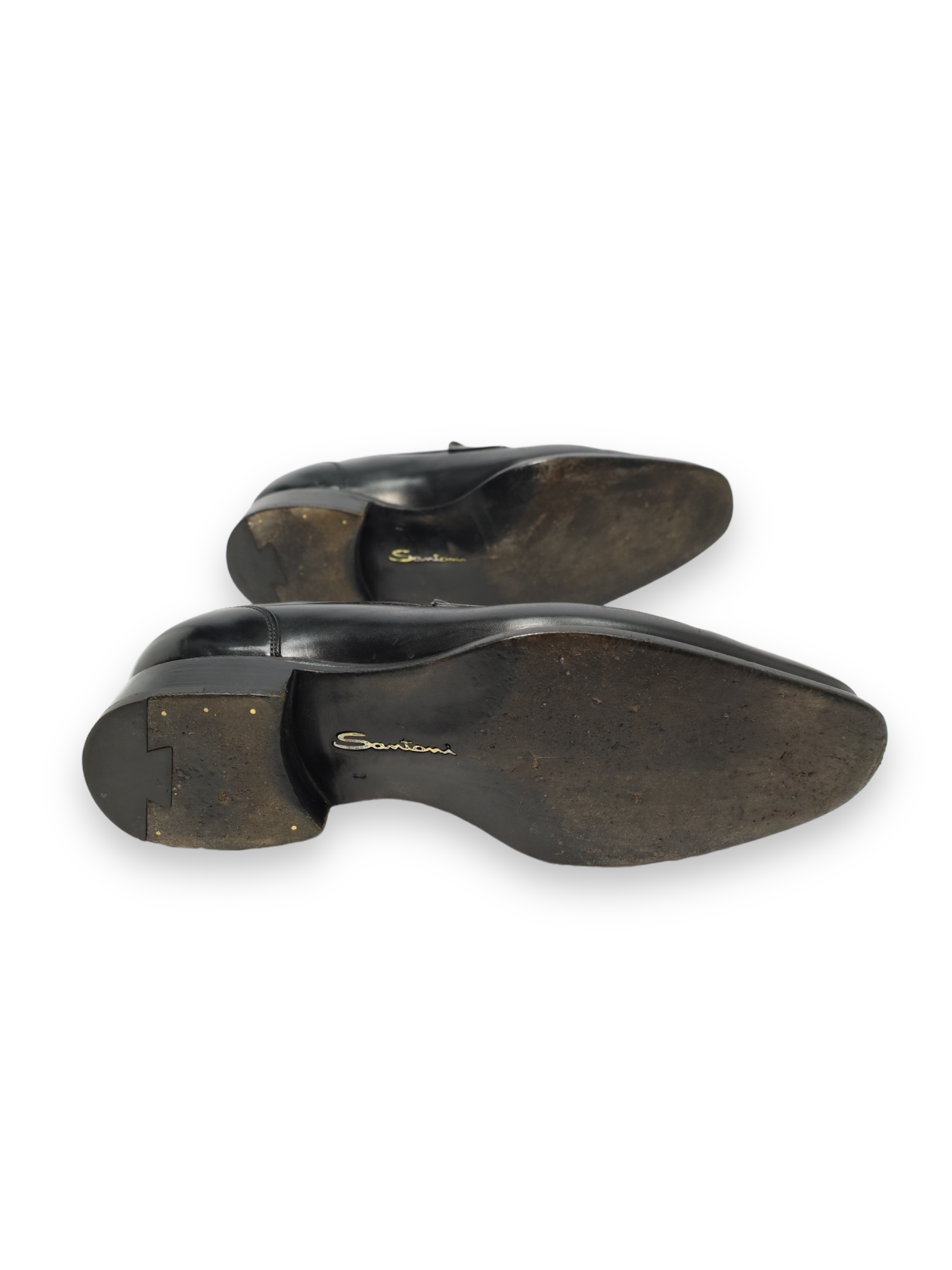 Santoni Black Limited Edition Penny Loafer