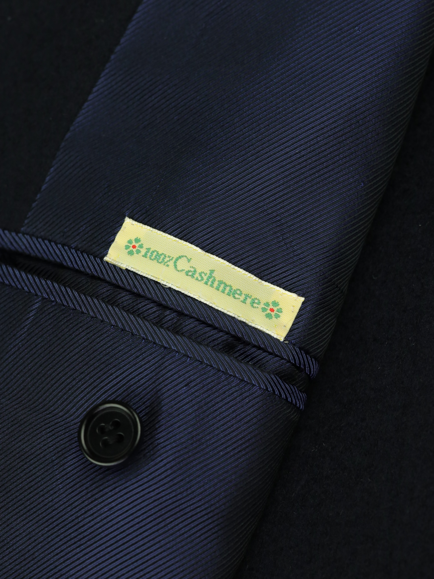 Kiton Navy Pure Plushy-Cashmere Timeless Overcoat