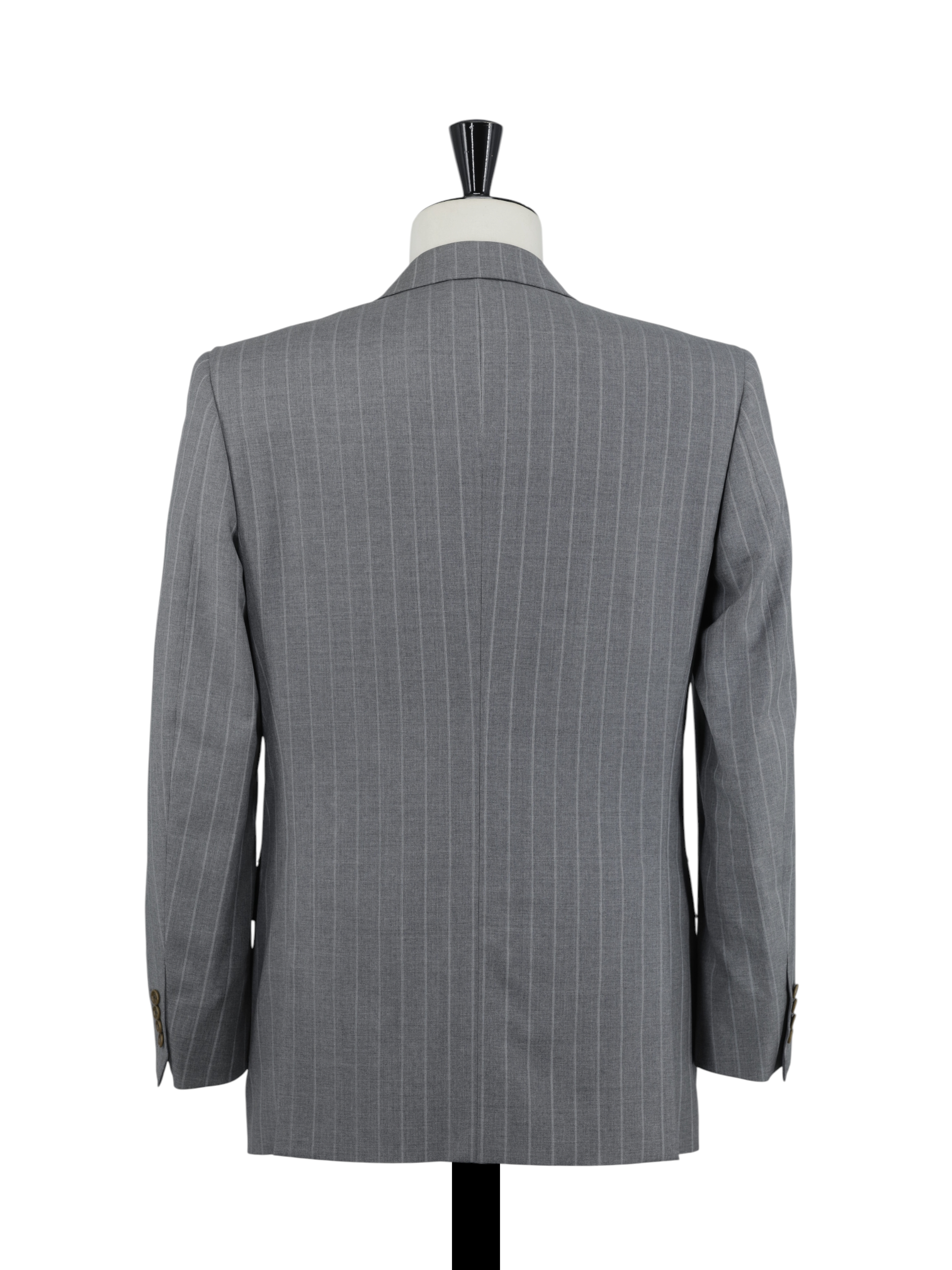 Brioni Grey Double-Breasted Super 150's Wool Chalkstripe Tiberio Suit
