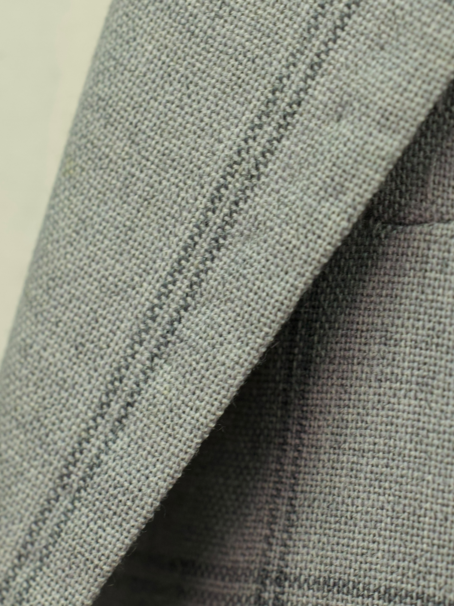 Isaia Grey Wool, Mohair & Cashmere "Fresco Babyhair" Windowpane Jacket