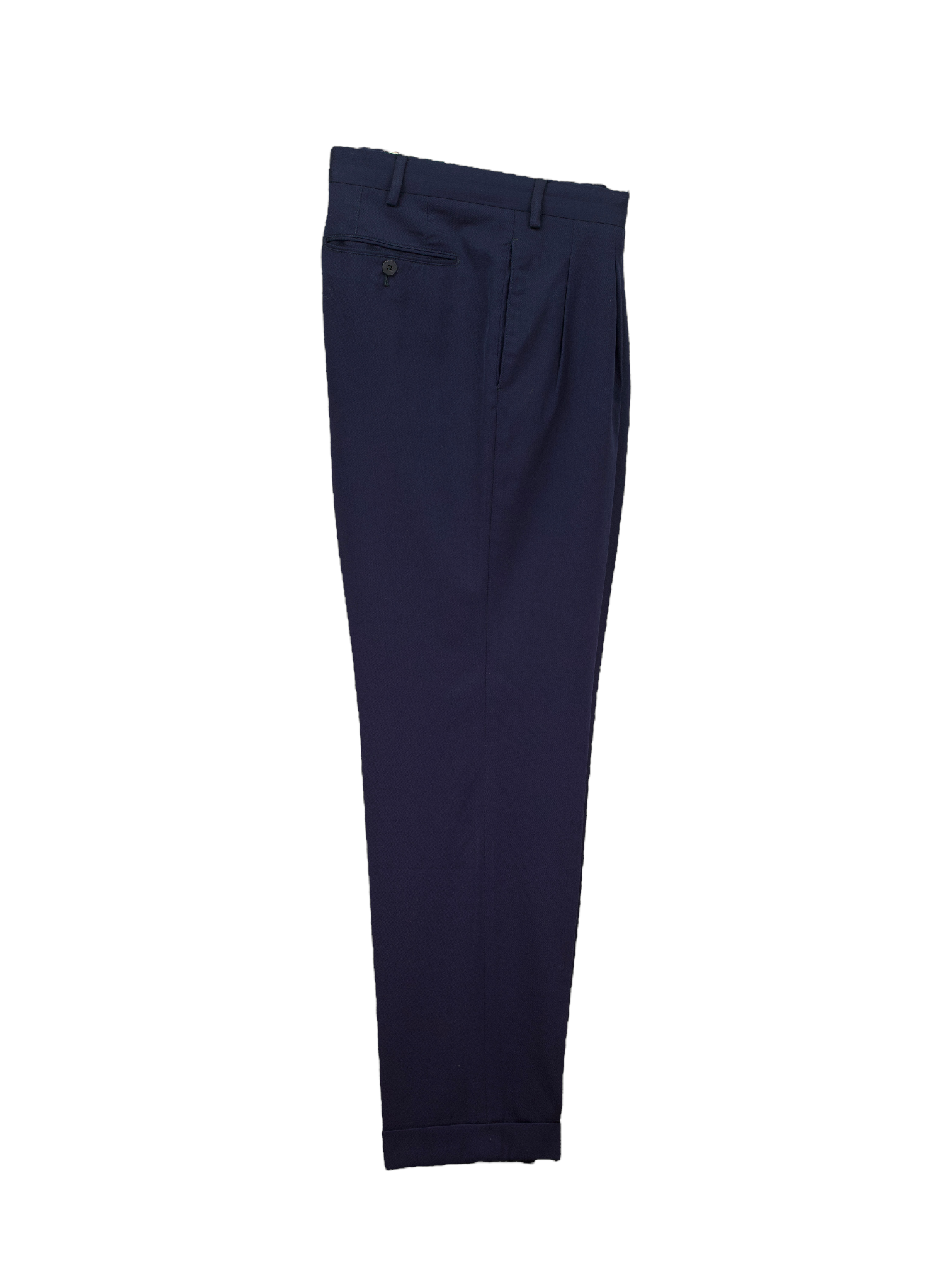 Loro Piana Marine Blue Wool & Stretch Unconstructed Suit