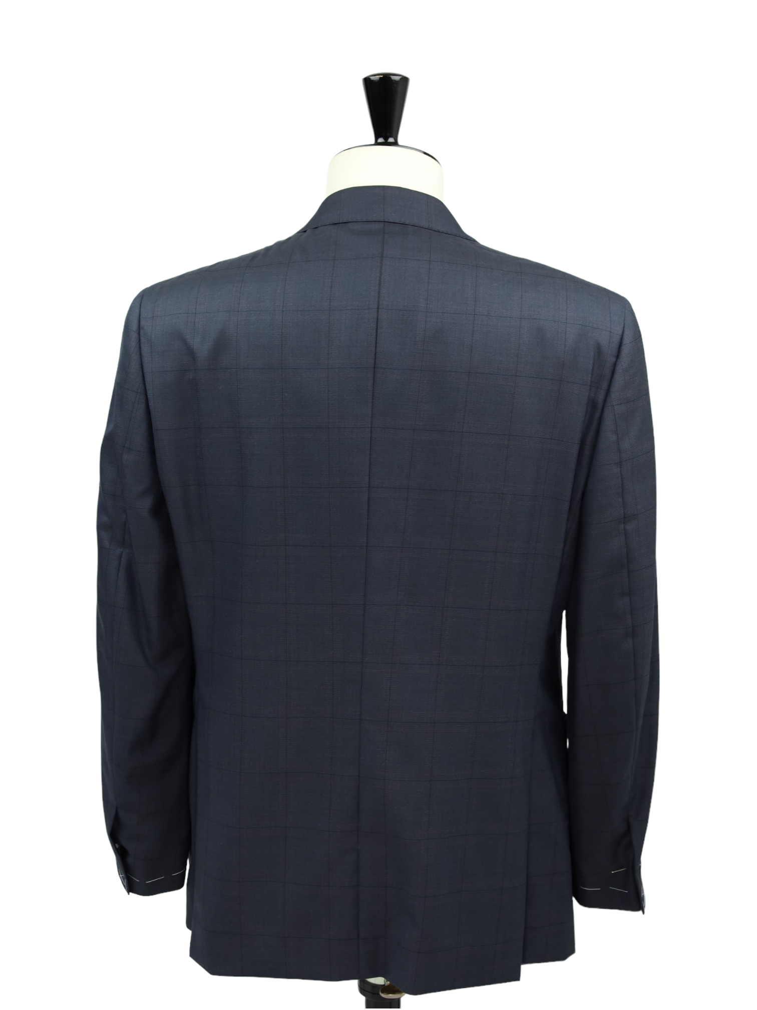 Brioni Grey 3-Piece Windowpane Suit