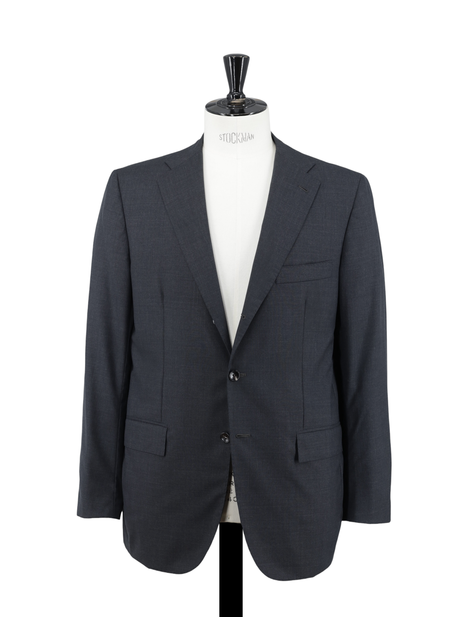 Kiton Dark Grey Fine-Wool Neapolitan Suit
