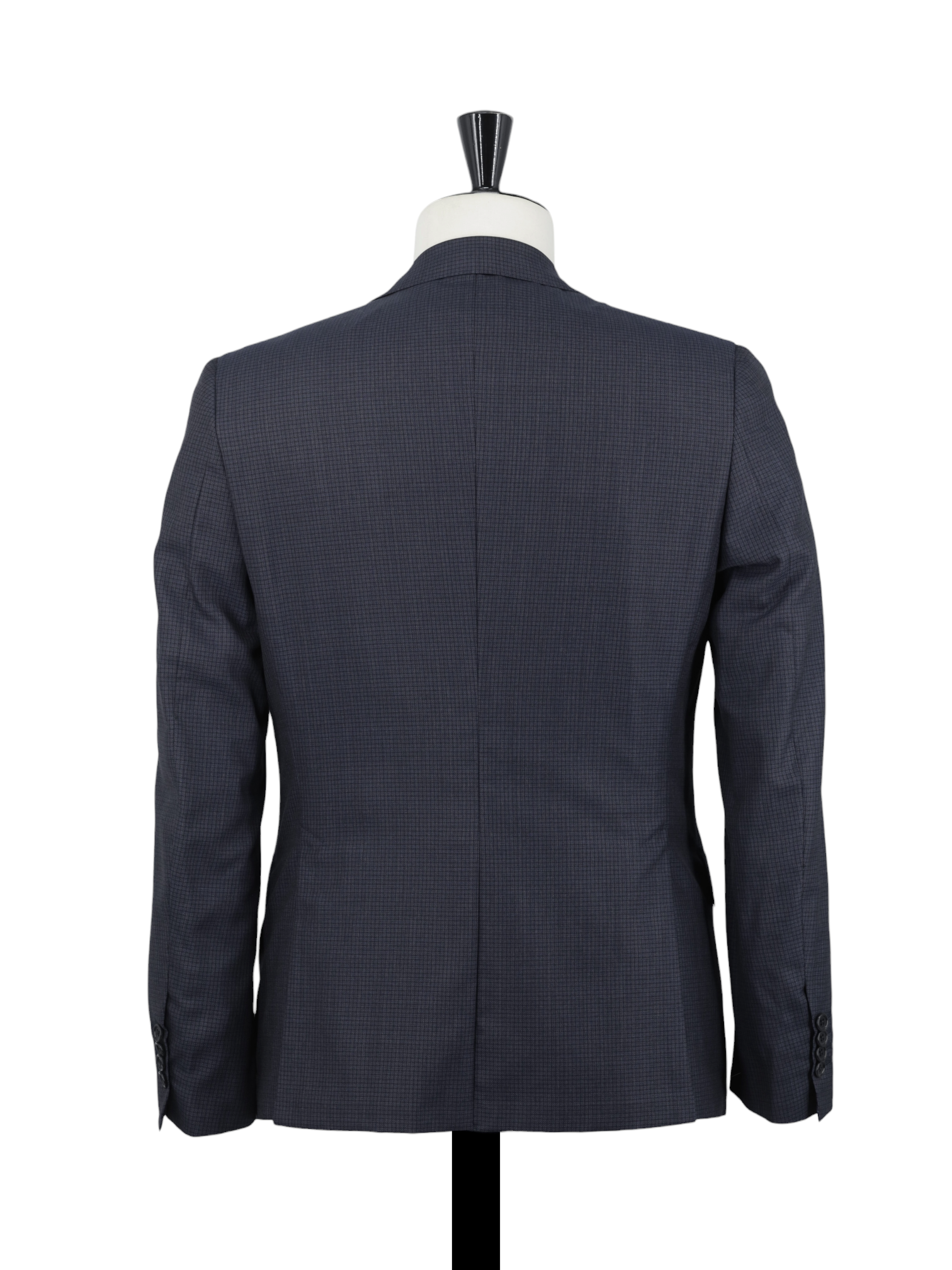 Brioni Dark Blue & Grey Fine-Wool Micro-Check Brunico Jacket & Waistcoat