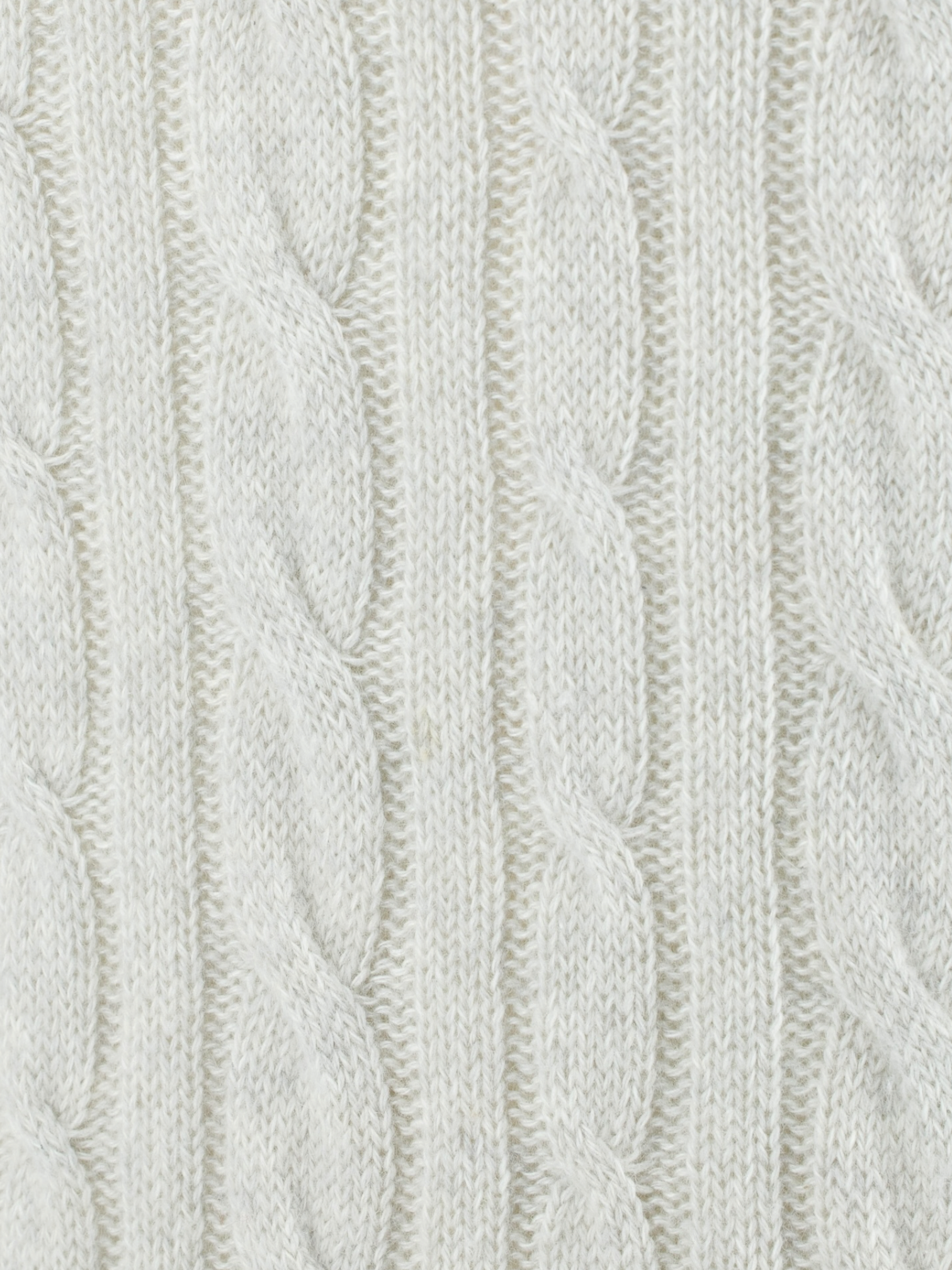 Loro Piana Oatmeal Baby Cashmere Half-Zip Cable-Knit Treccia Jumper