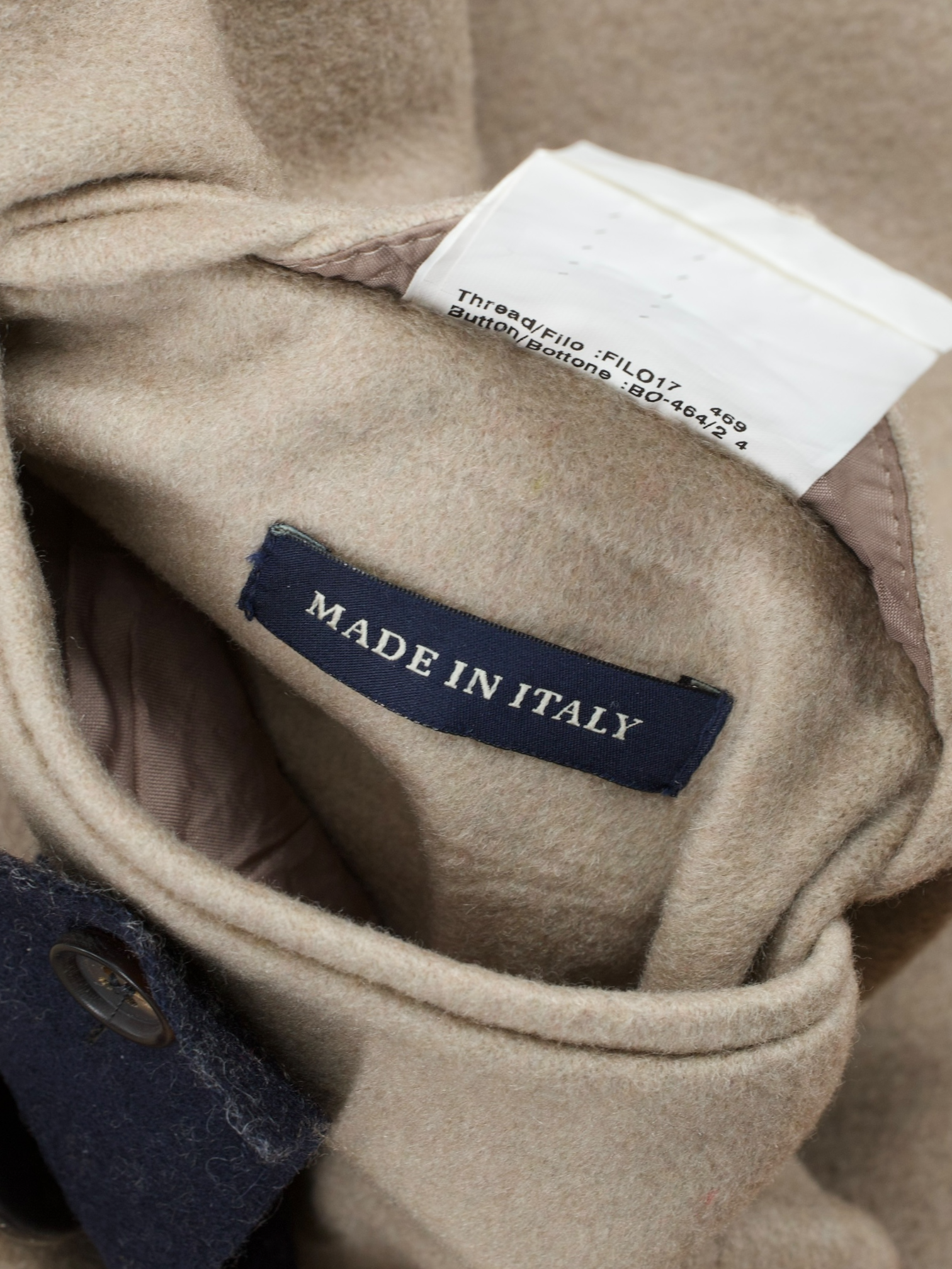 Lardini Light Brown Double Breasted Pure-Cashmere Overcoat