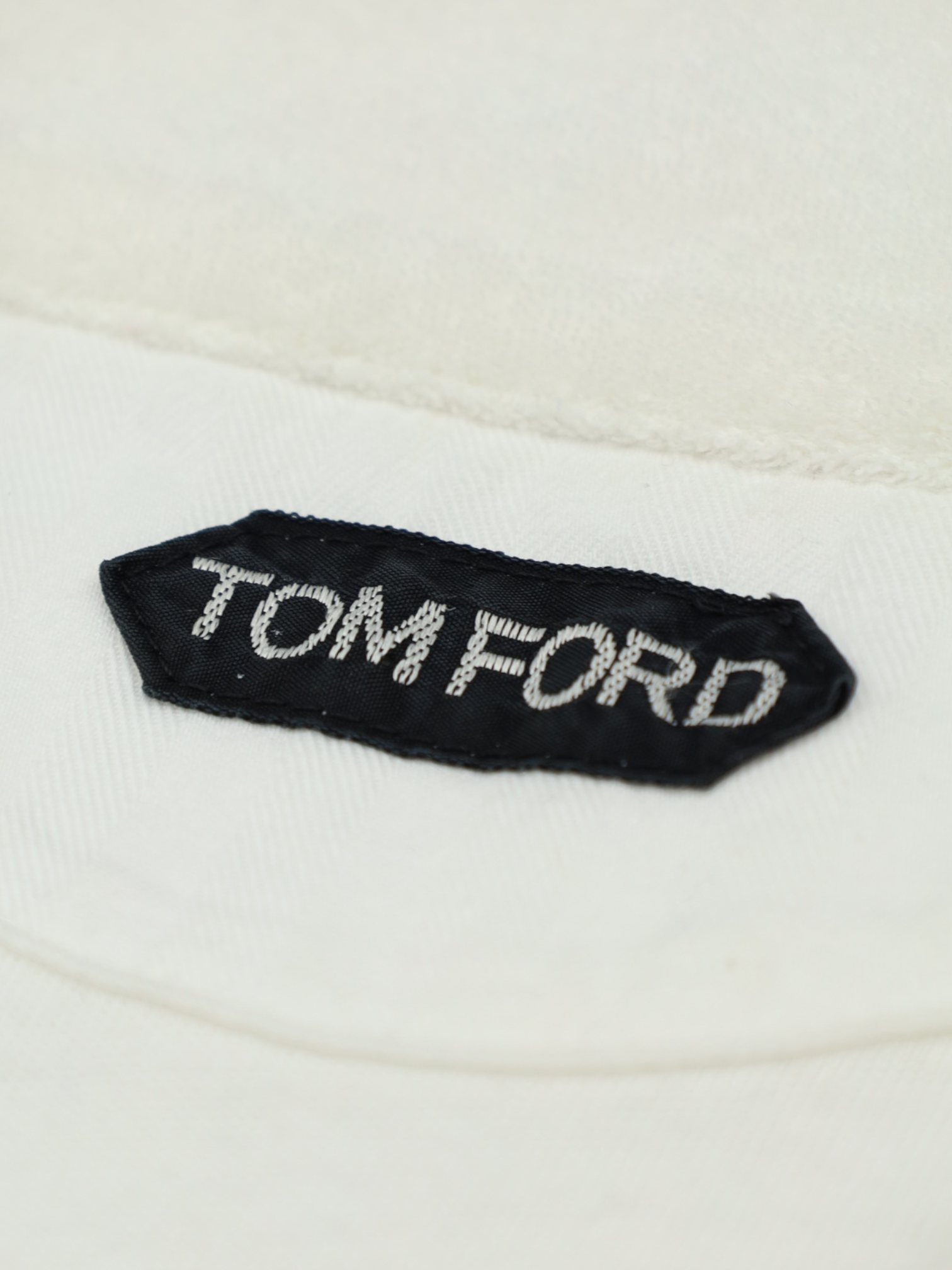 Tom Ford White Towelling Cotton Polo