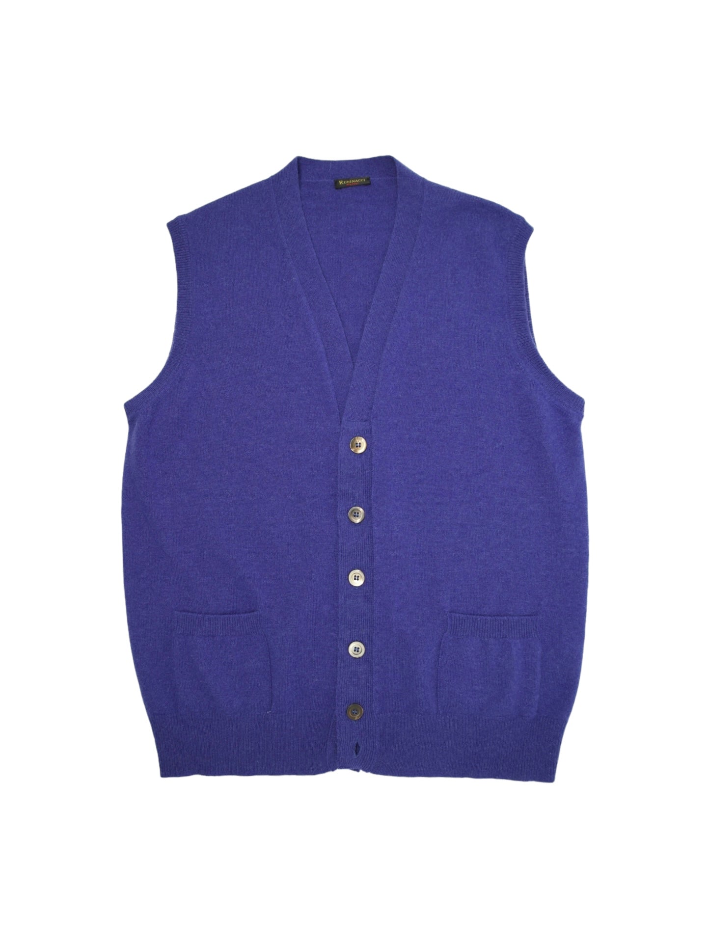 Rubinacci Royal Blue Cashmere Vest