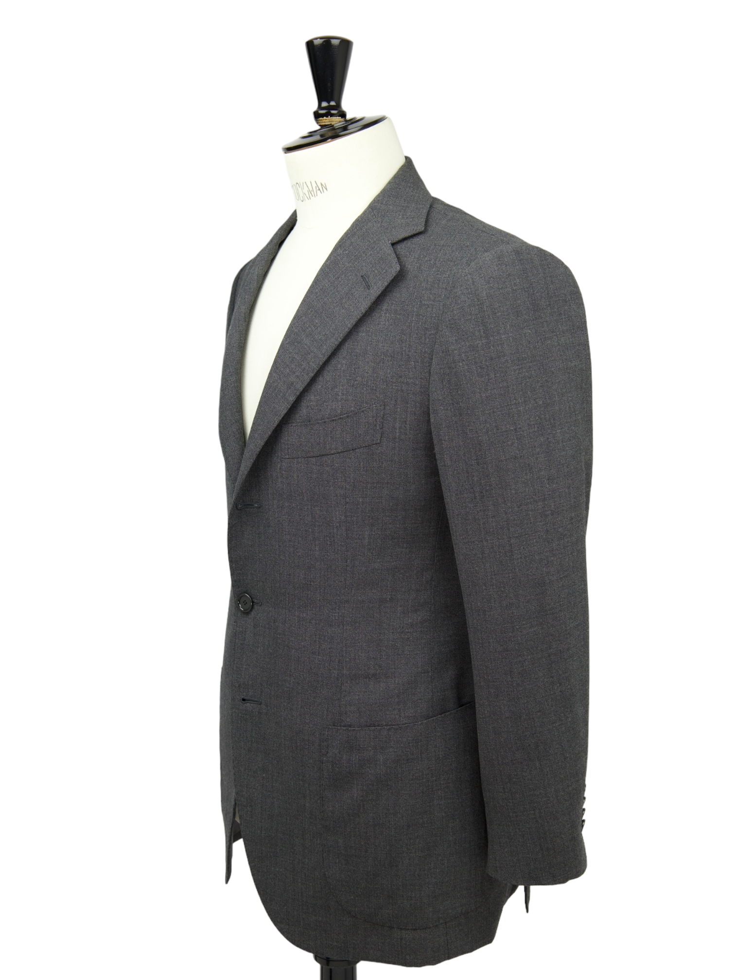 Cesare Attolini Grey Worsted Woollen Suit